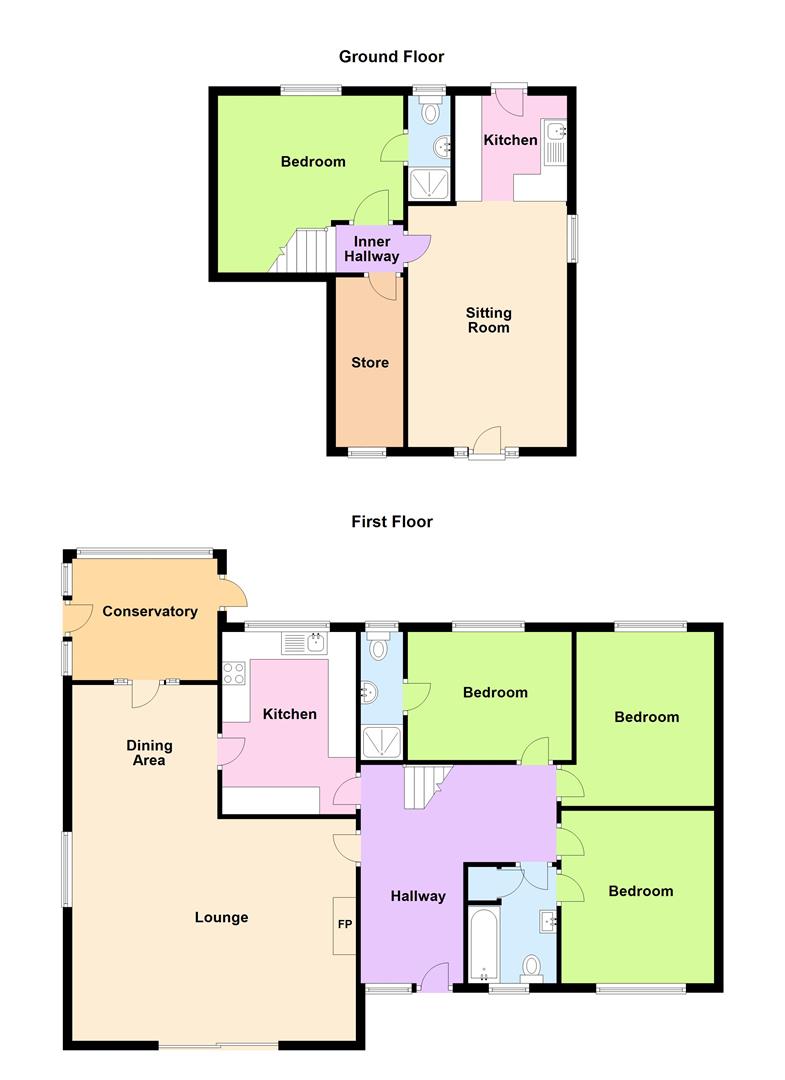 Clear View, Longdown Bank, Cardigan floorplan
