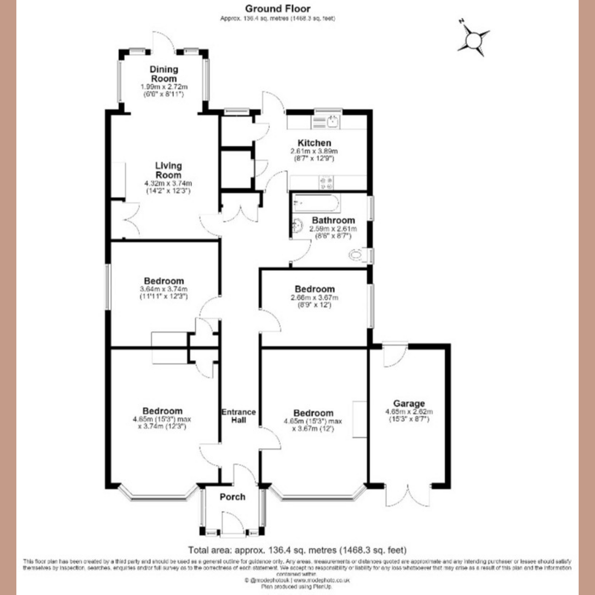 206, Hadleigh Road, Leigh-on-sea floorplan