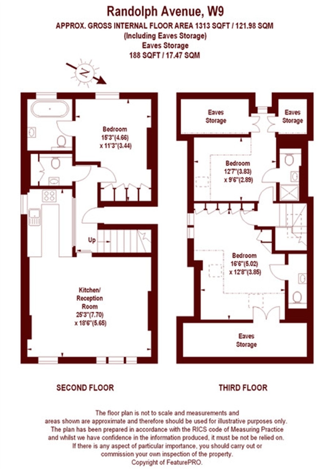 3 Bedrooms Flat for sale in Randolph Avenue, Little Venice, London W9