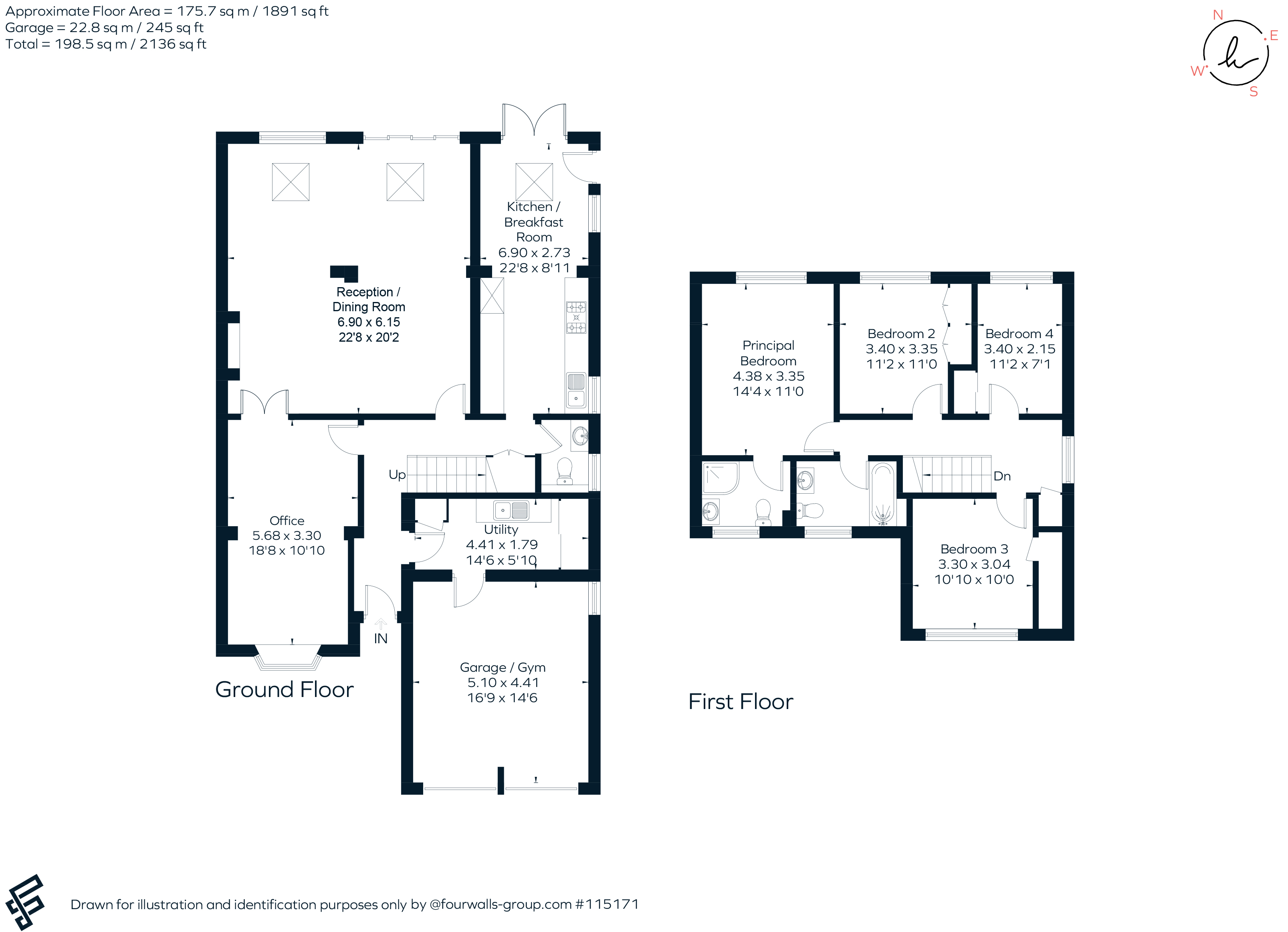 The Hollies, Dell Road, Wokingham floorplan