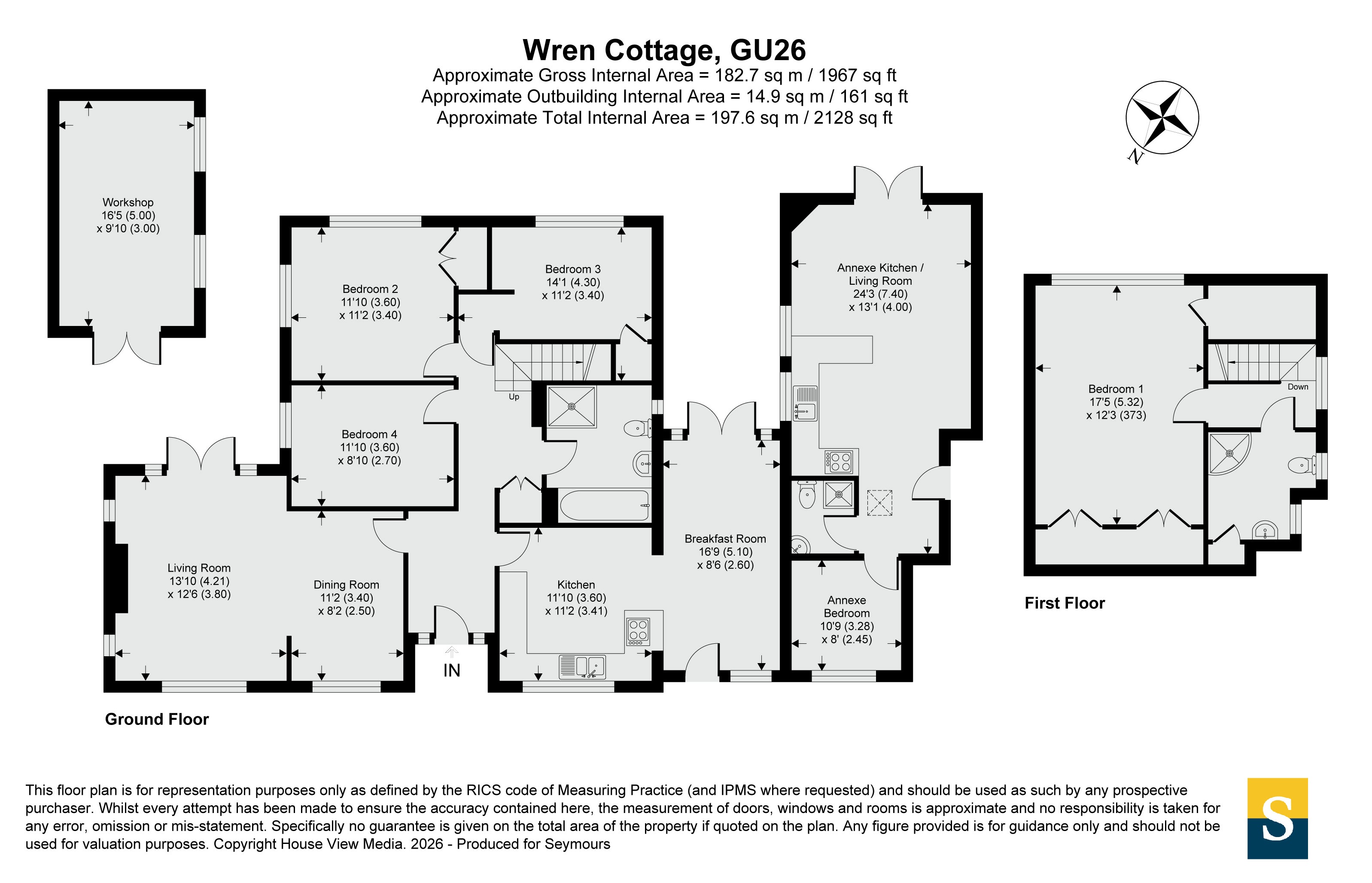 Wren Cottage,, High Pitfold, Surrey floorplan