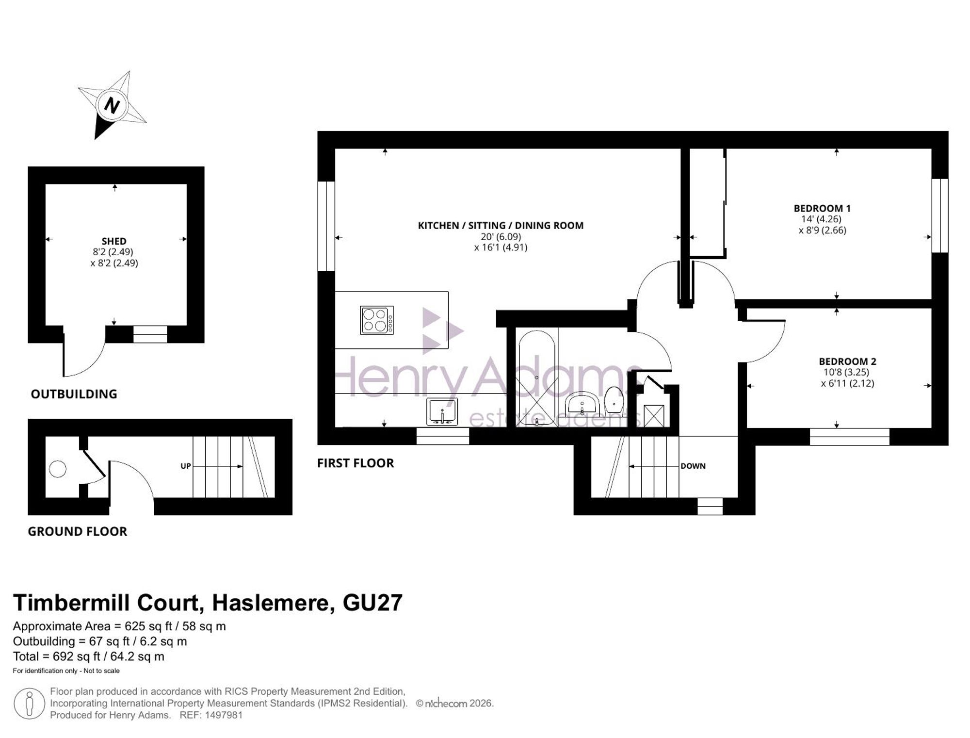 15 Timbermill Court, Haslemere floorplan