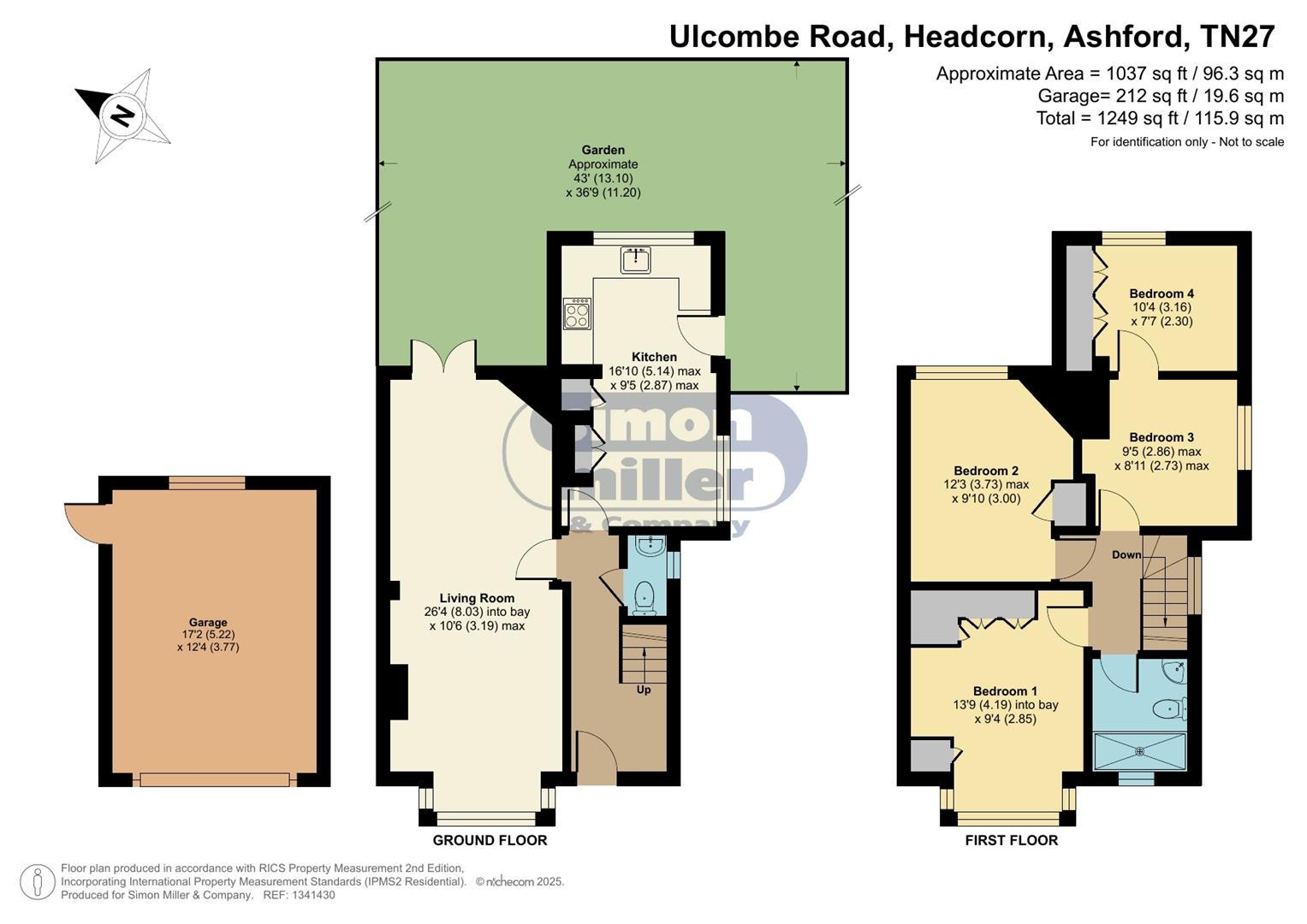 Sunnydene, Ulcombe Road, Headcorn floorplan