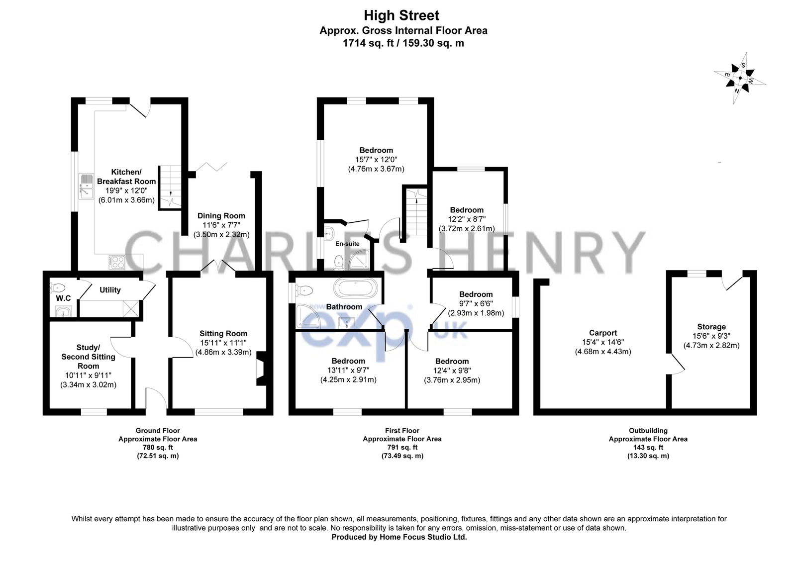 High Street, Medstead, Alton, GU34 5LN floorplan