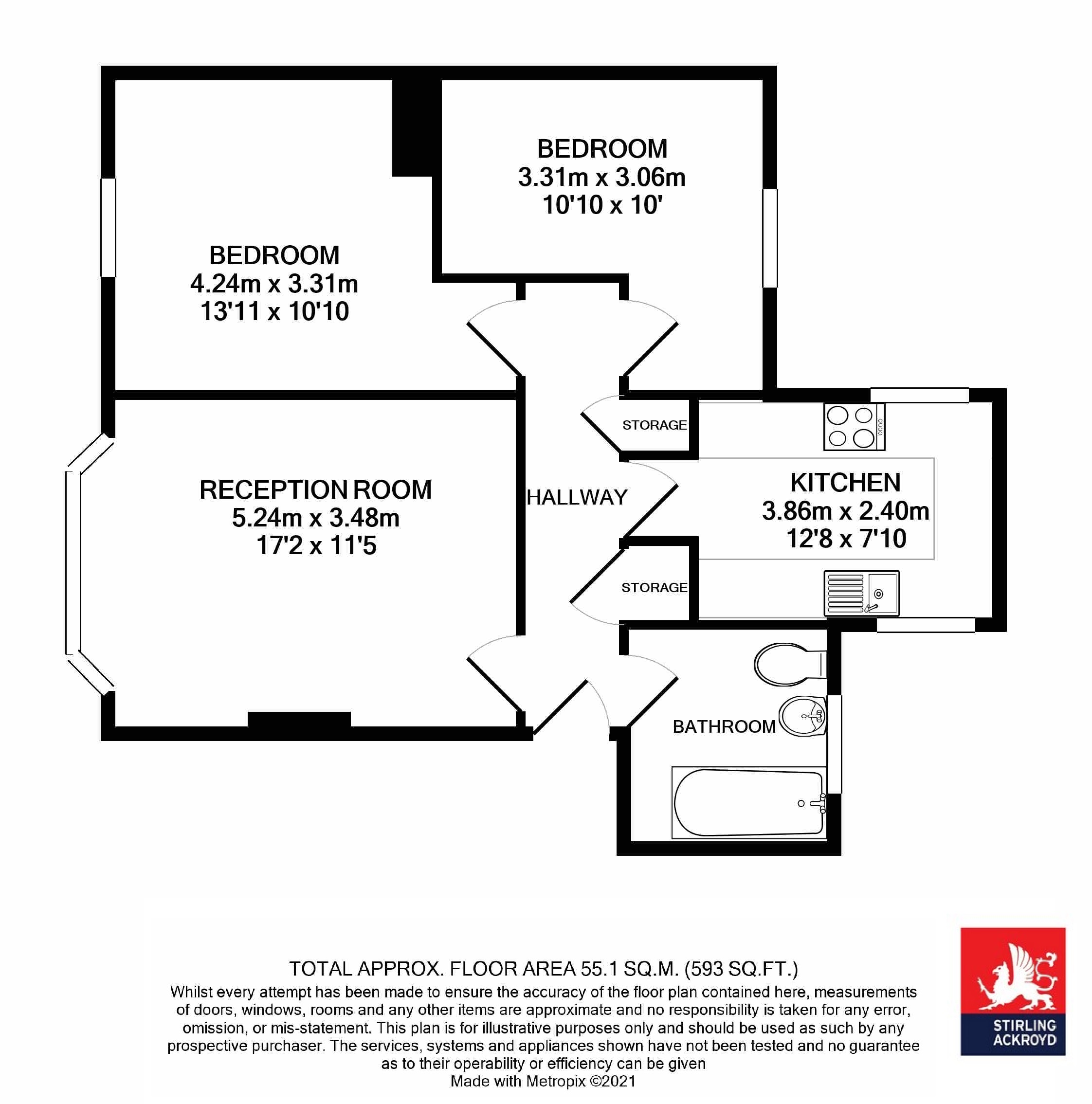 Merton Road, Earlsfield floorplan