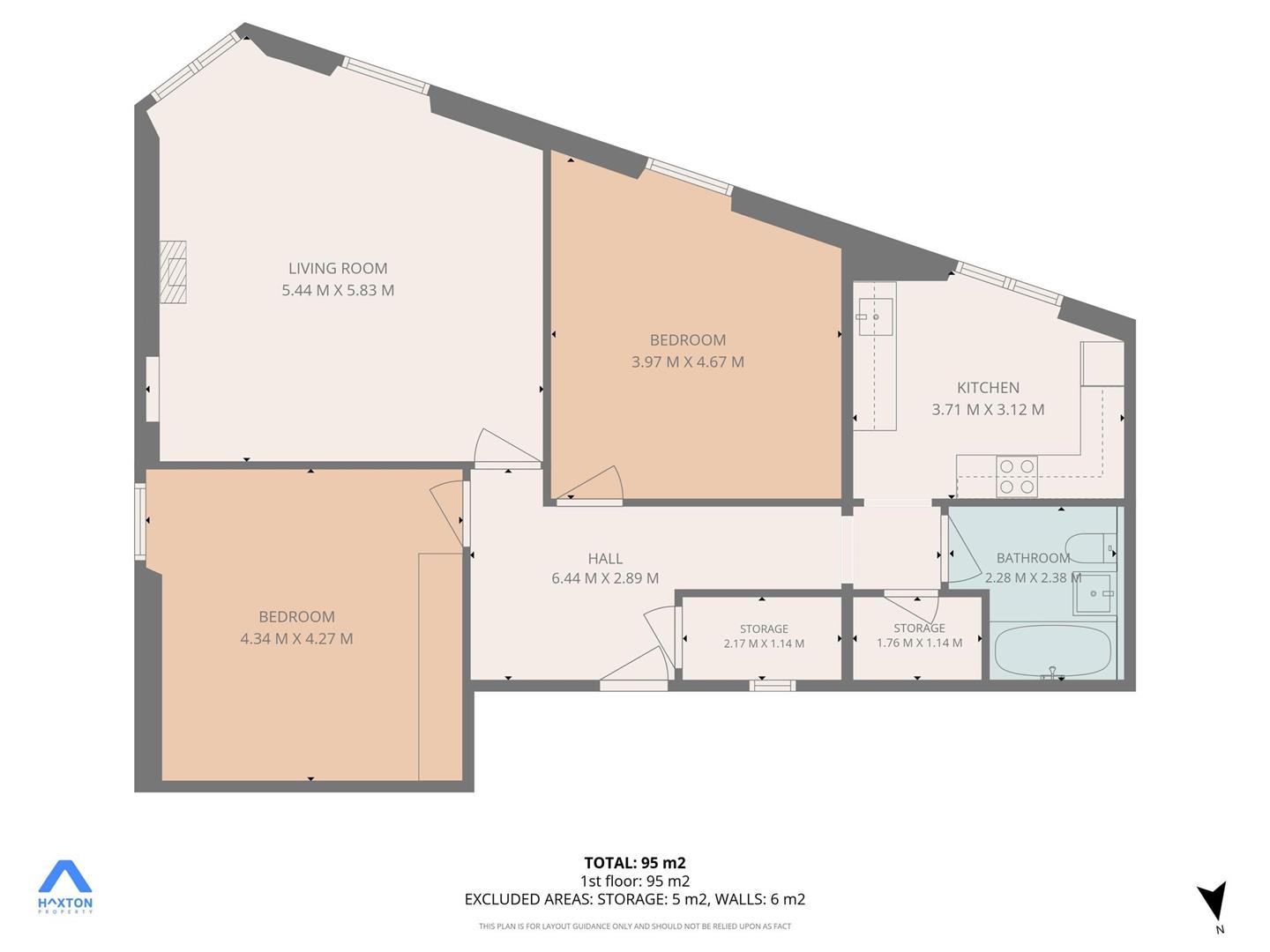 1/2, 46, Dumbarton Road, Bowling floorplan