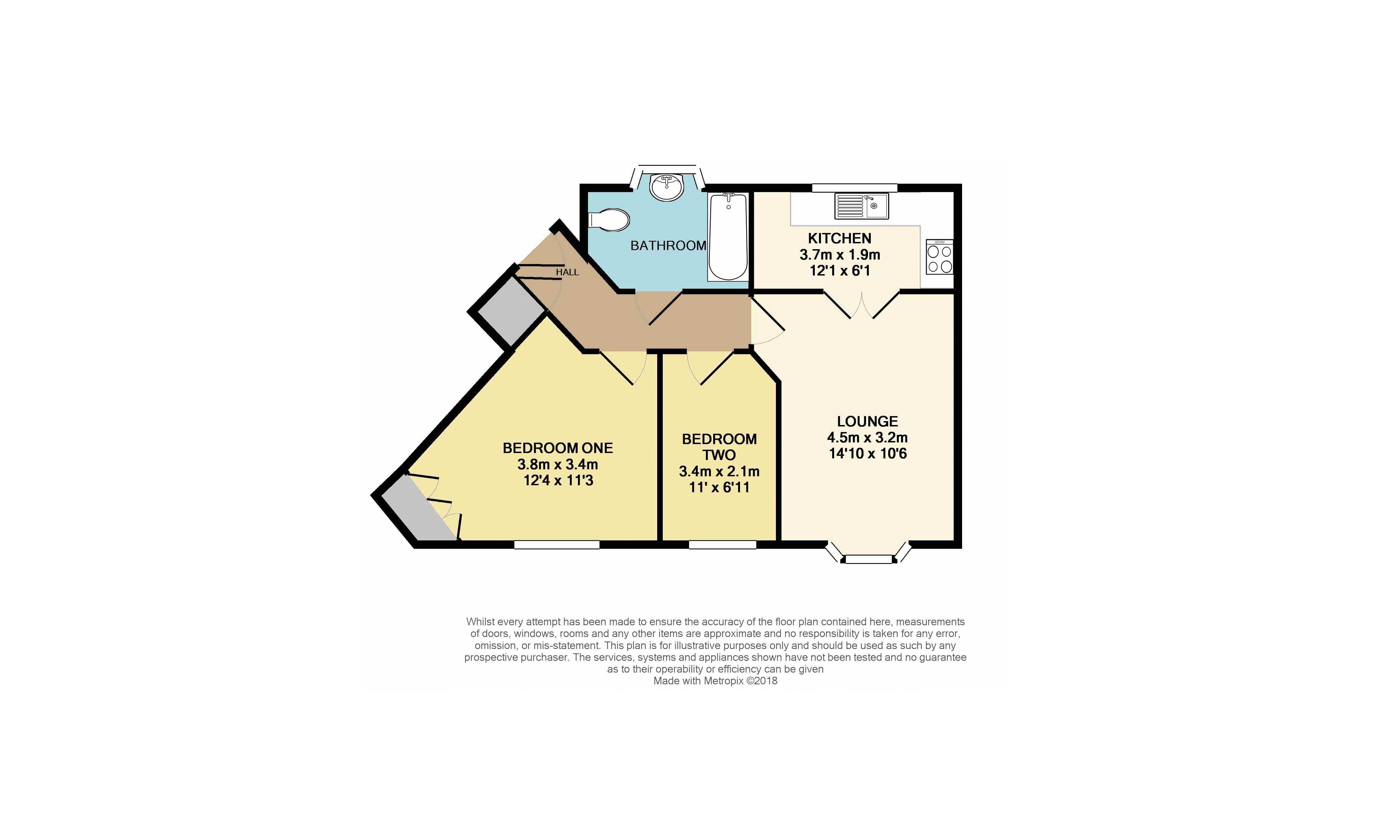 2 Bedrooms Flat to rent in French's Gate, Dunstable LU6