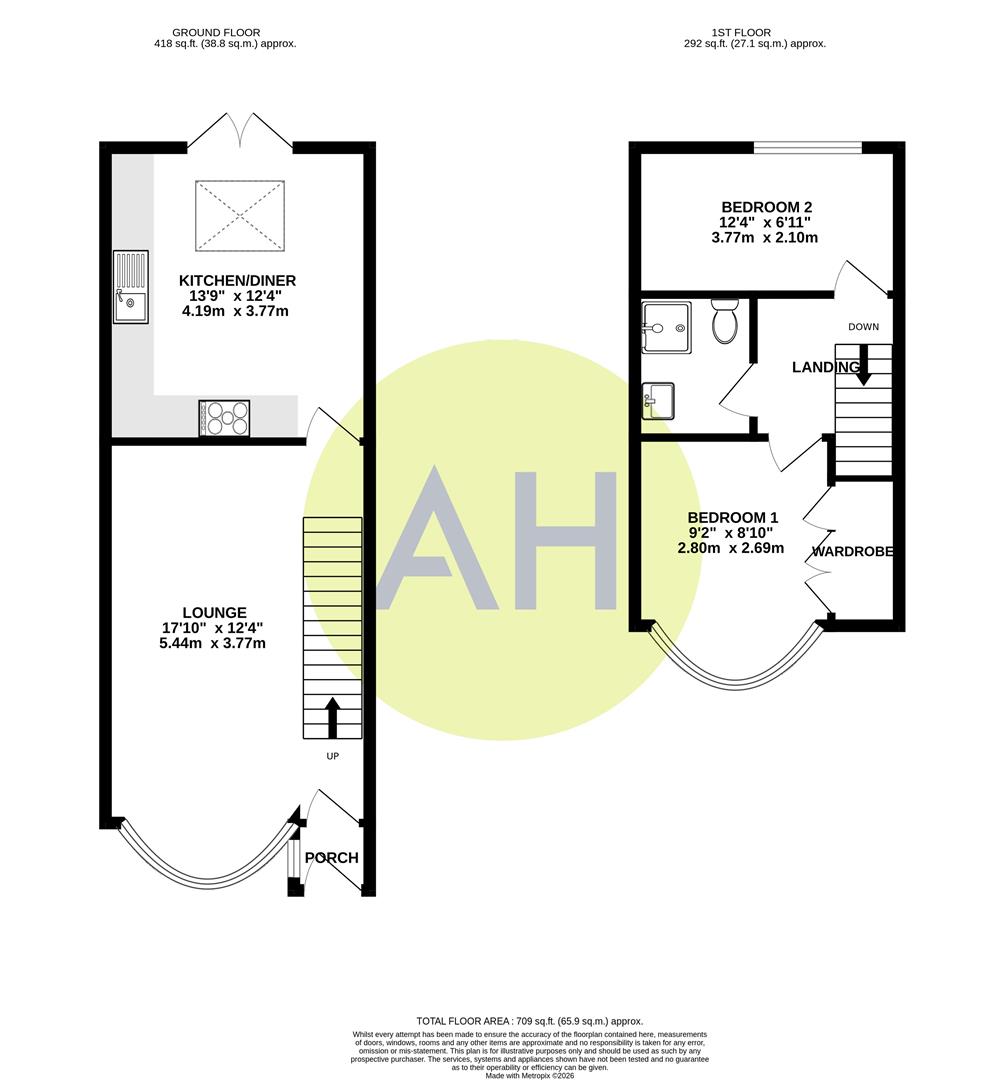 28, Tavistock Road, Sale floorplan