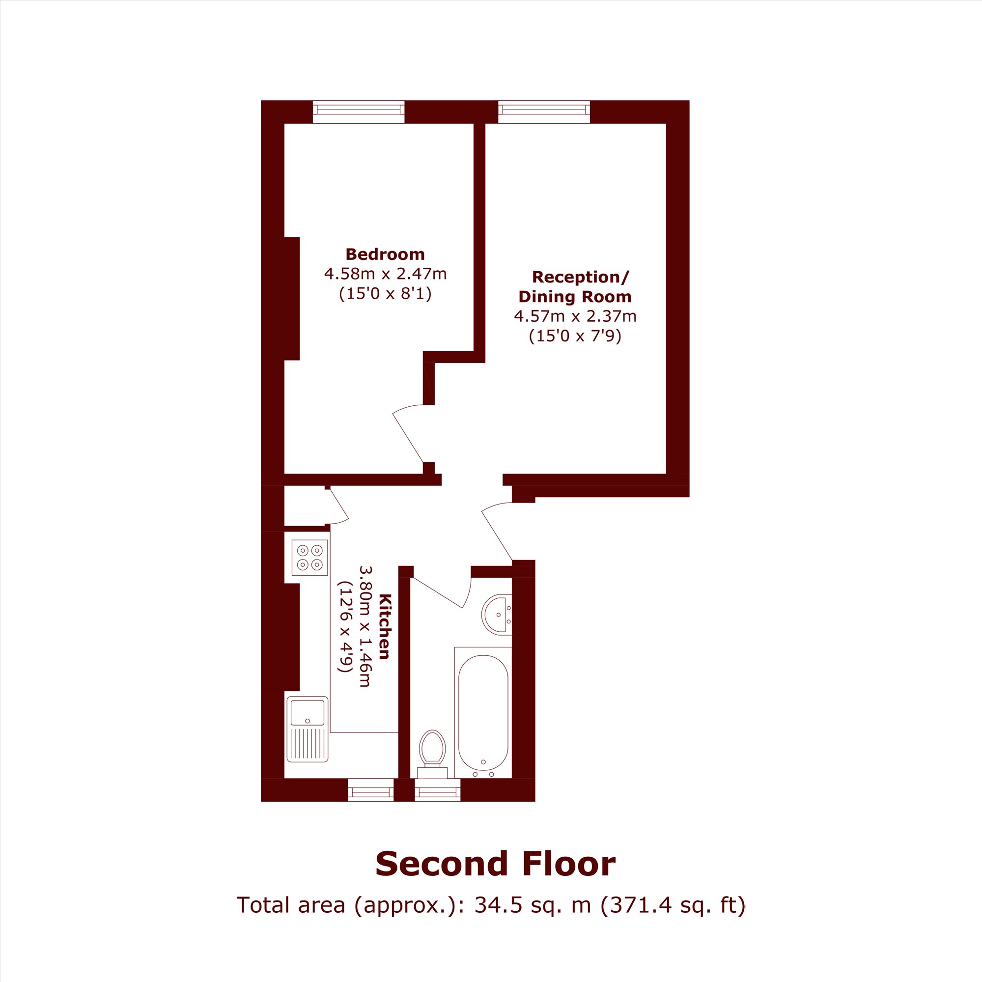 Flat 3, 3, Oakley Street, London floorplan