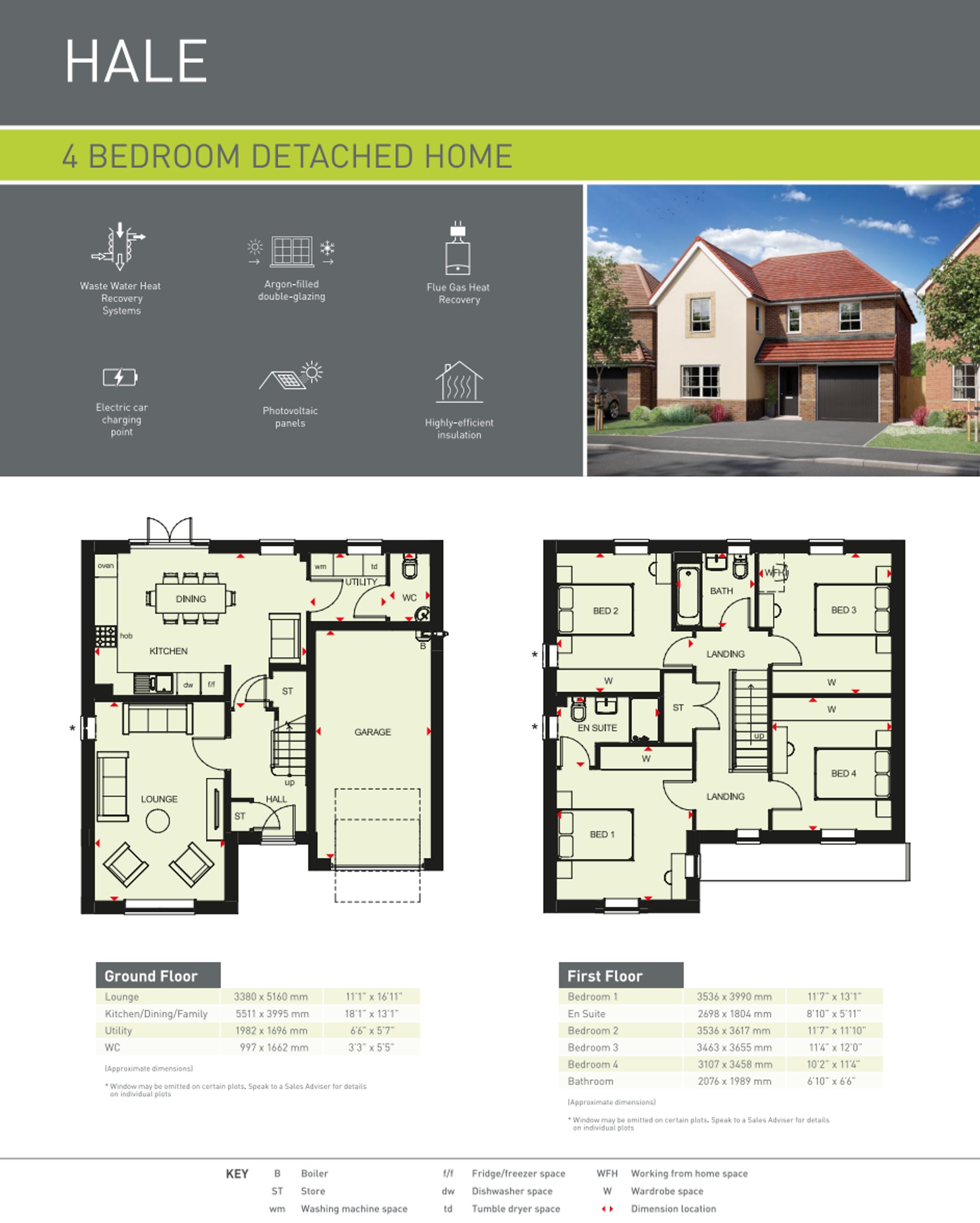 518 Chicory End, Stafford floorplan