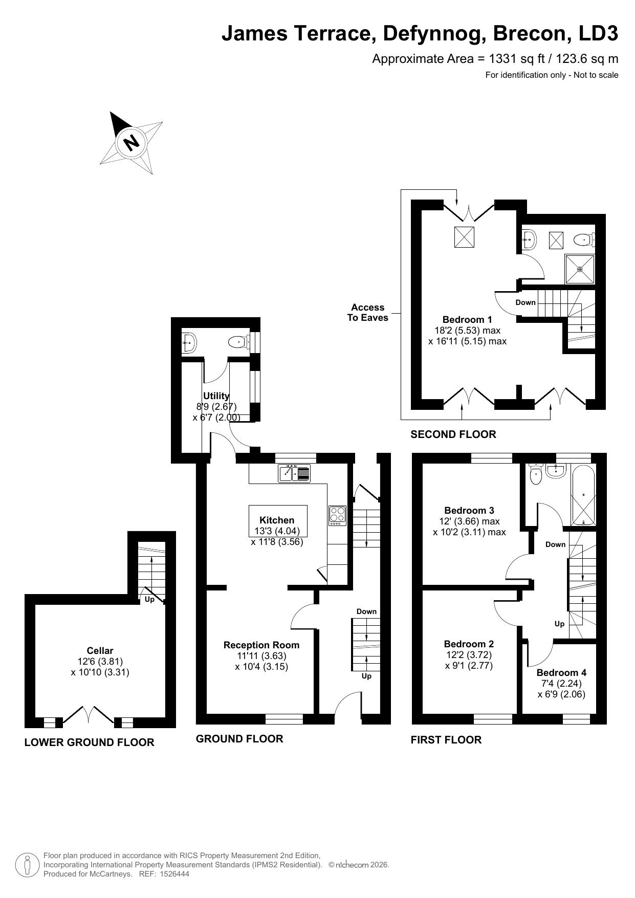 3 James Terrace,, Defynnog, Powys floorplan