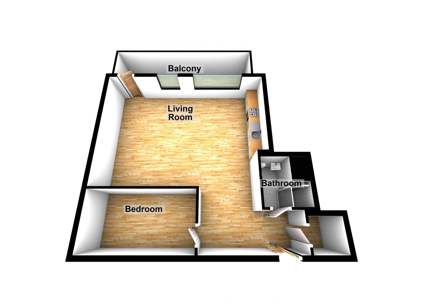 1 Bedrooms Flat to rent in 2 Harefield Road, Uxbridge UB8
