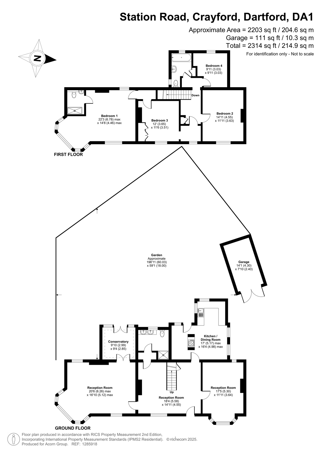 178, Station Road, Dartford floorplan