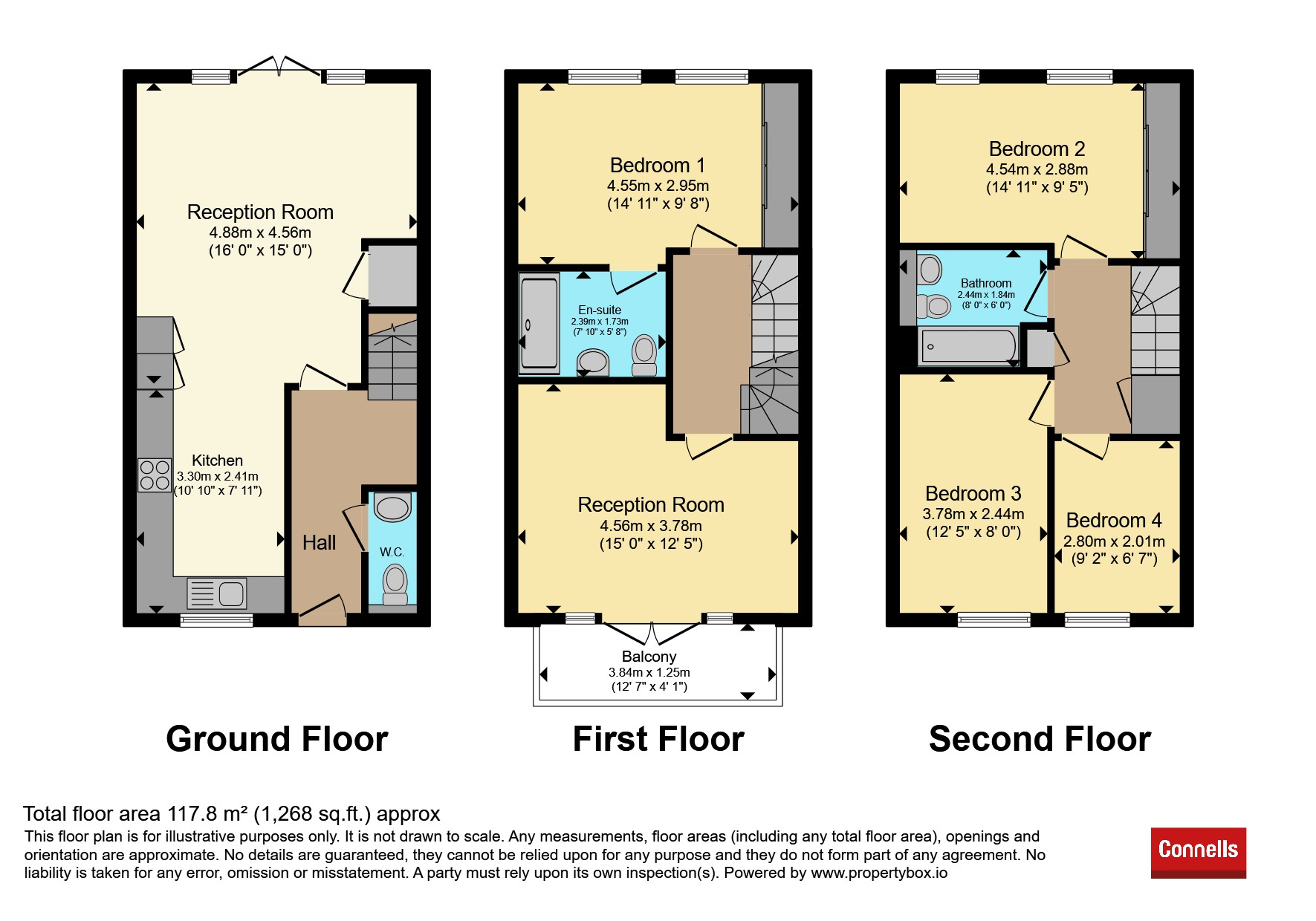 58, Chequers Avenue, High Wycombe floorplan