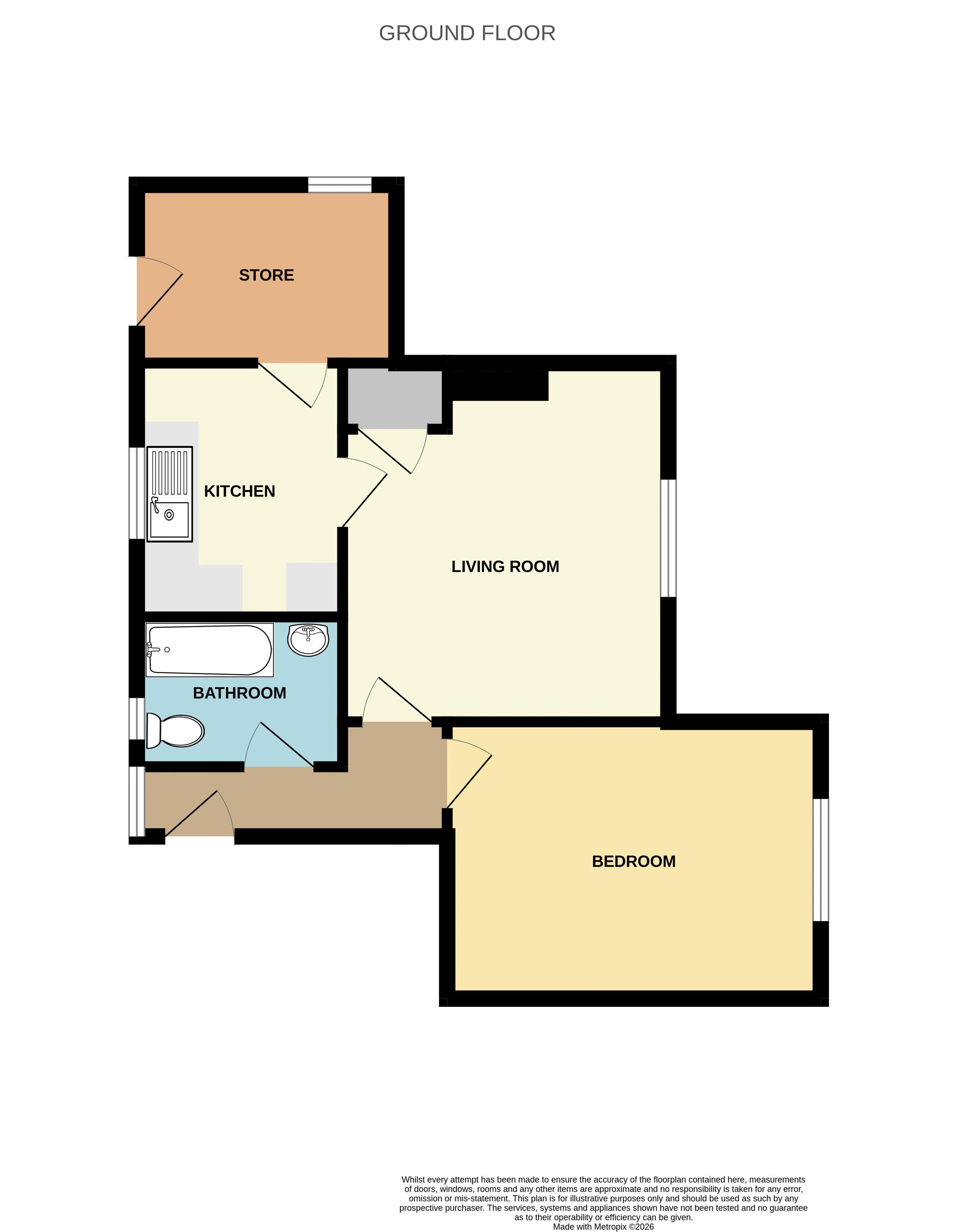 9, Manor Place, Somerton floorplan