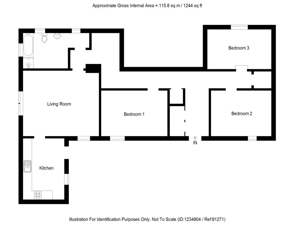 Fairholm Cottage, 54, Main Street, Longridge floorplan
