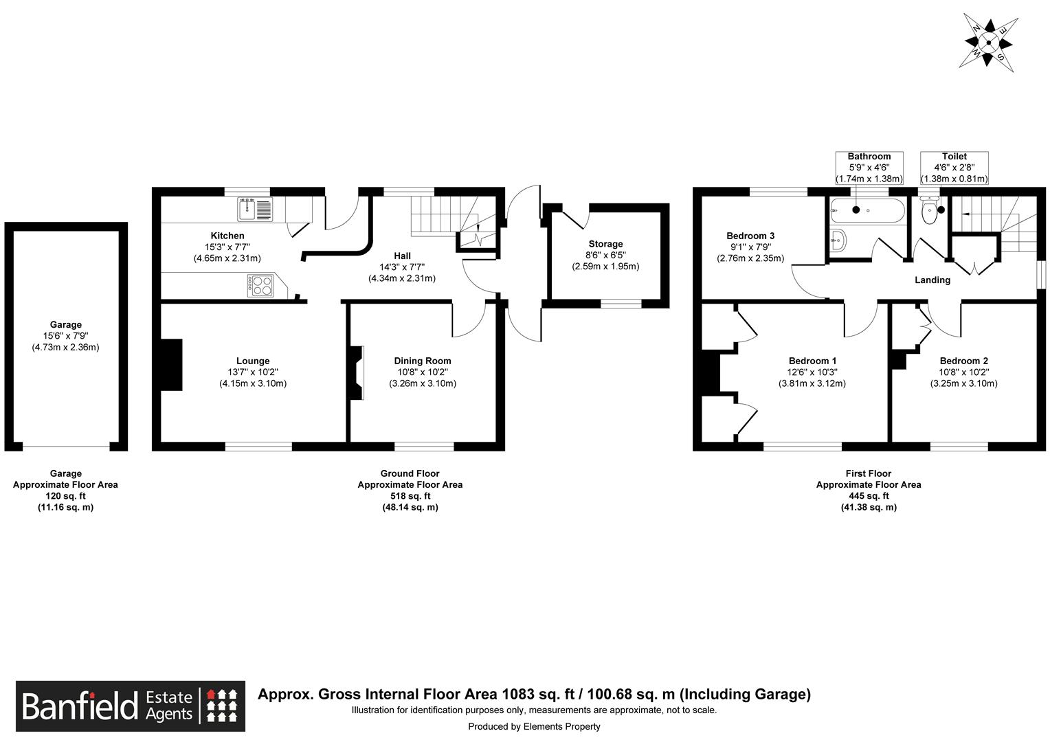 13, Teasley Mead, Tunbridge Wells floorplan