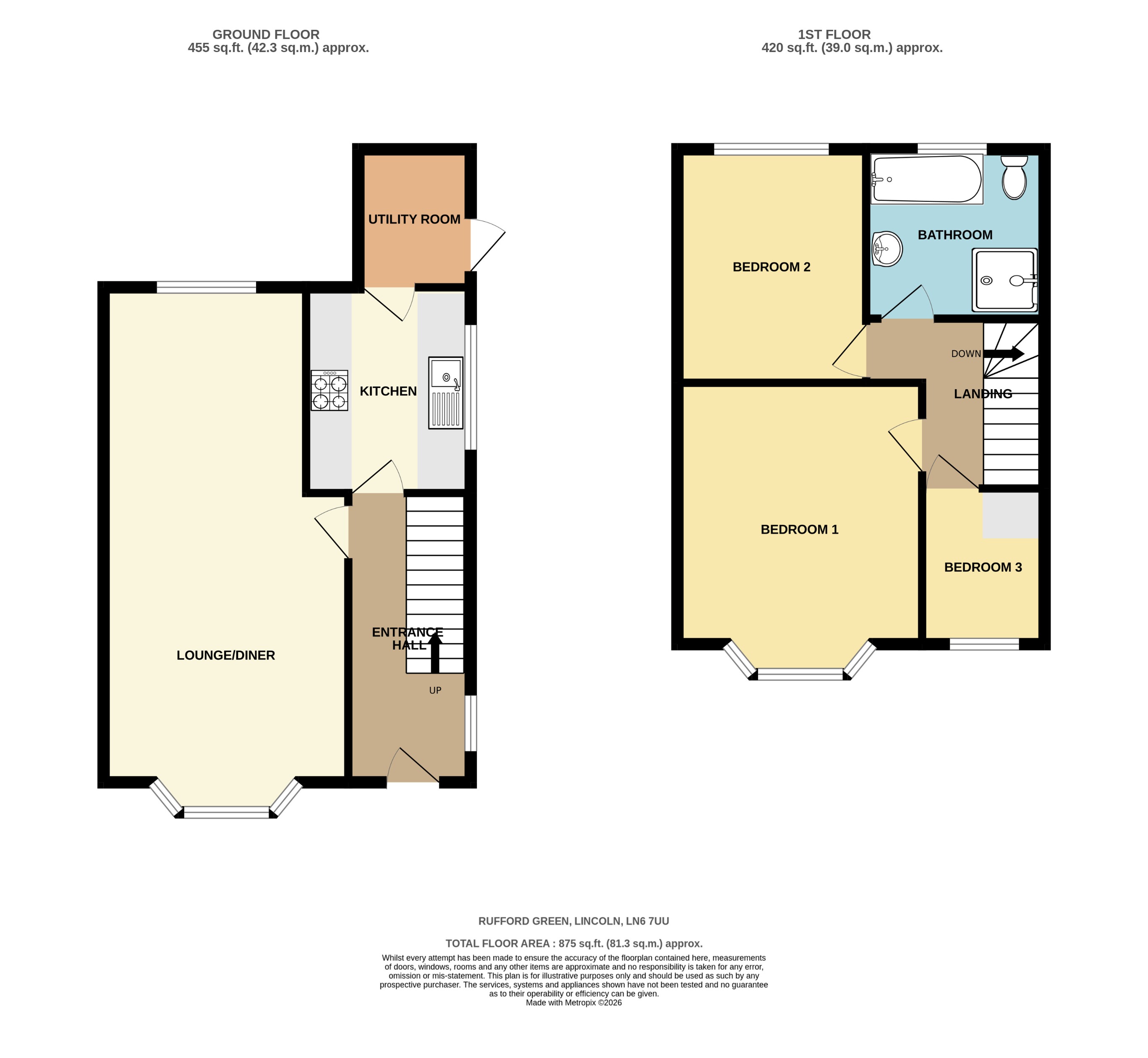16, Rufford Green, Lincoln floorplan