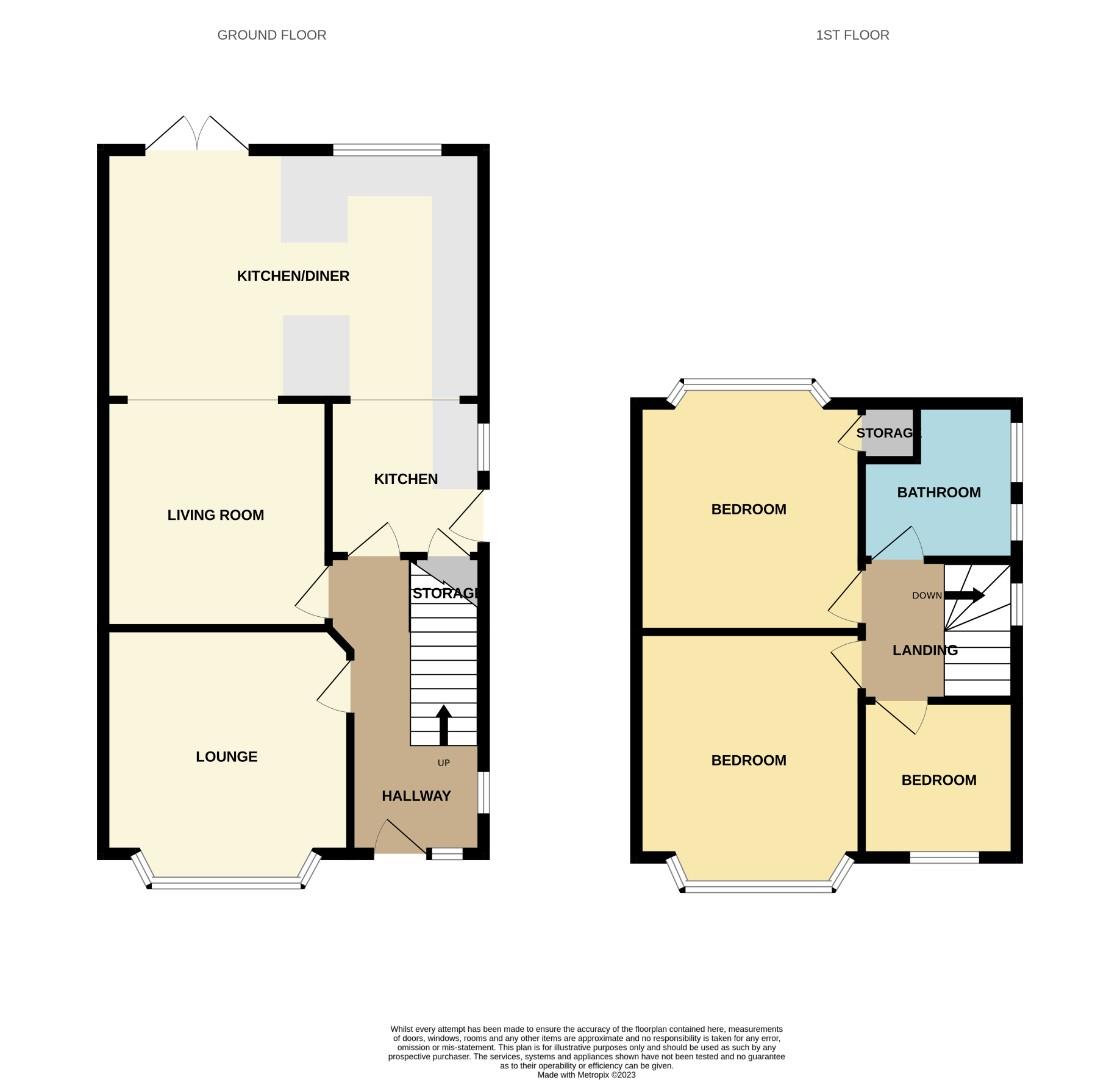 48, Knowe Road, Carlisle floorplan