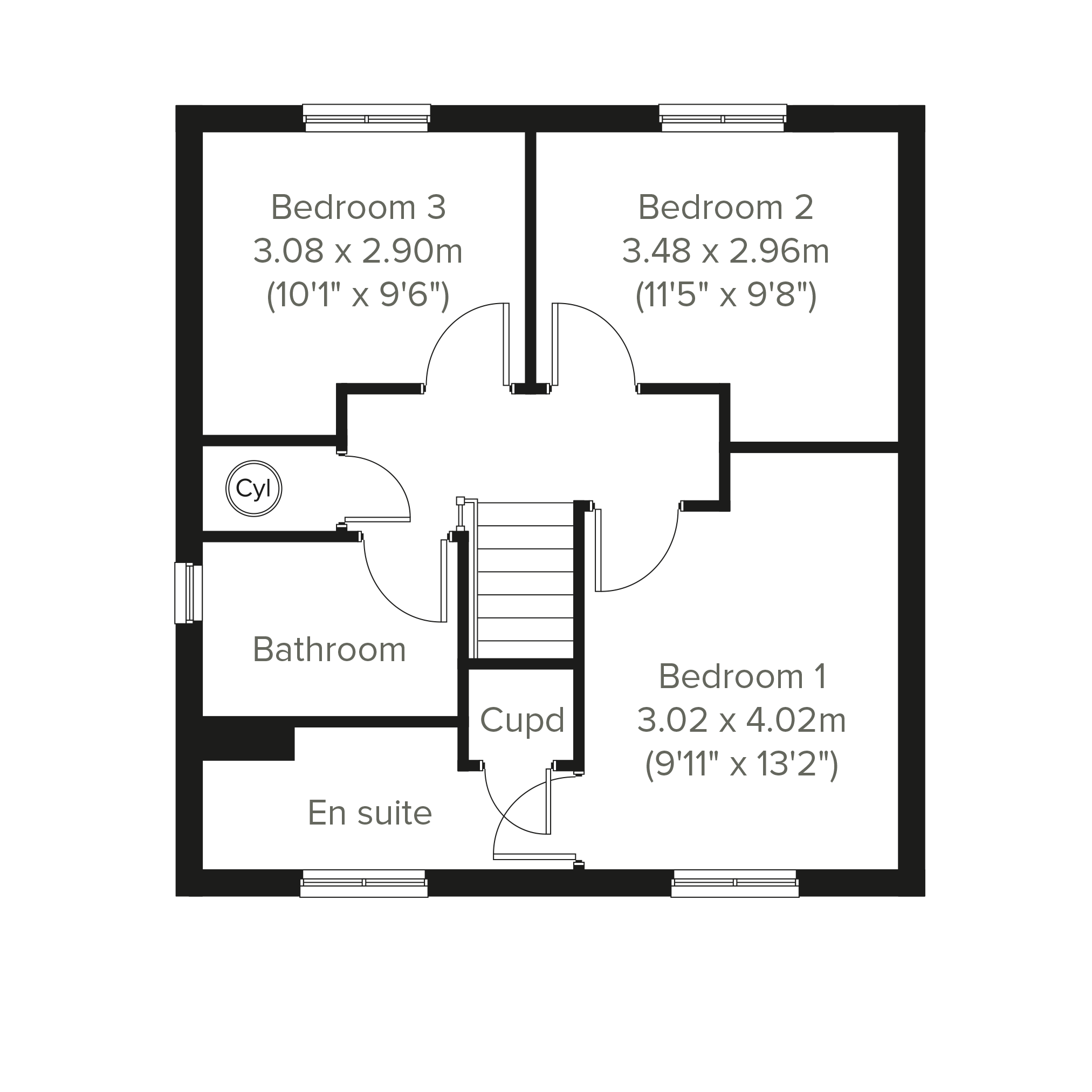 148, Castlehill Road, Wishaw floorplan