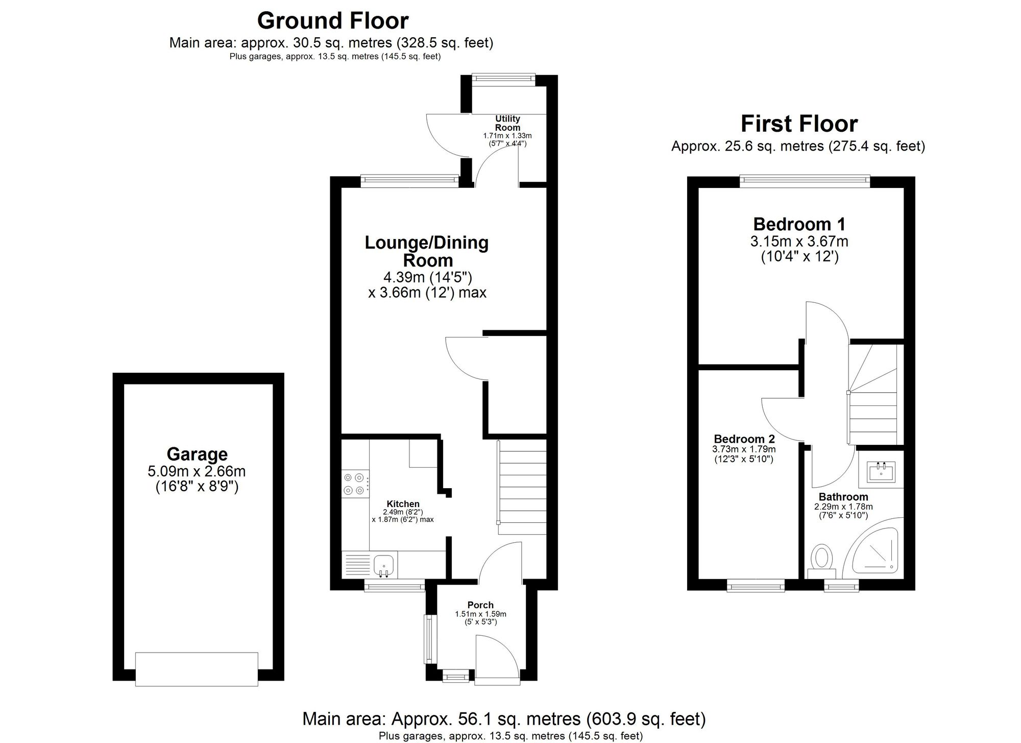 40 Russet Way, Royston floorplan