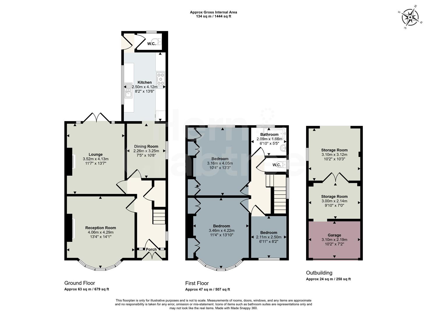 29, Bishops Walk, Cardiff floorplan