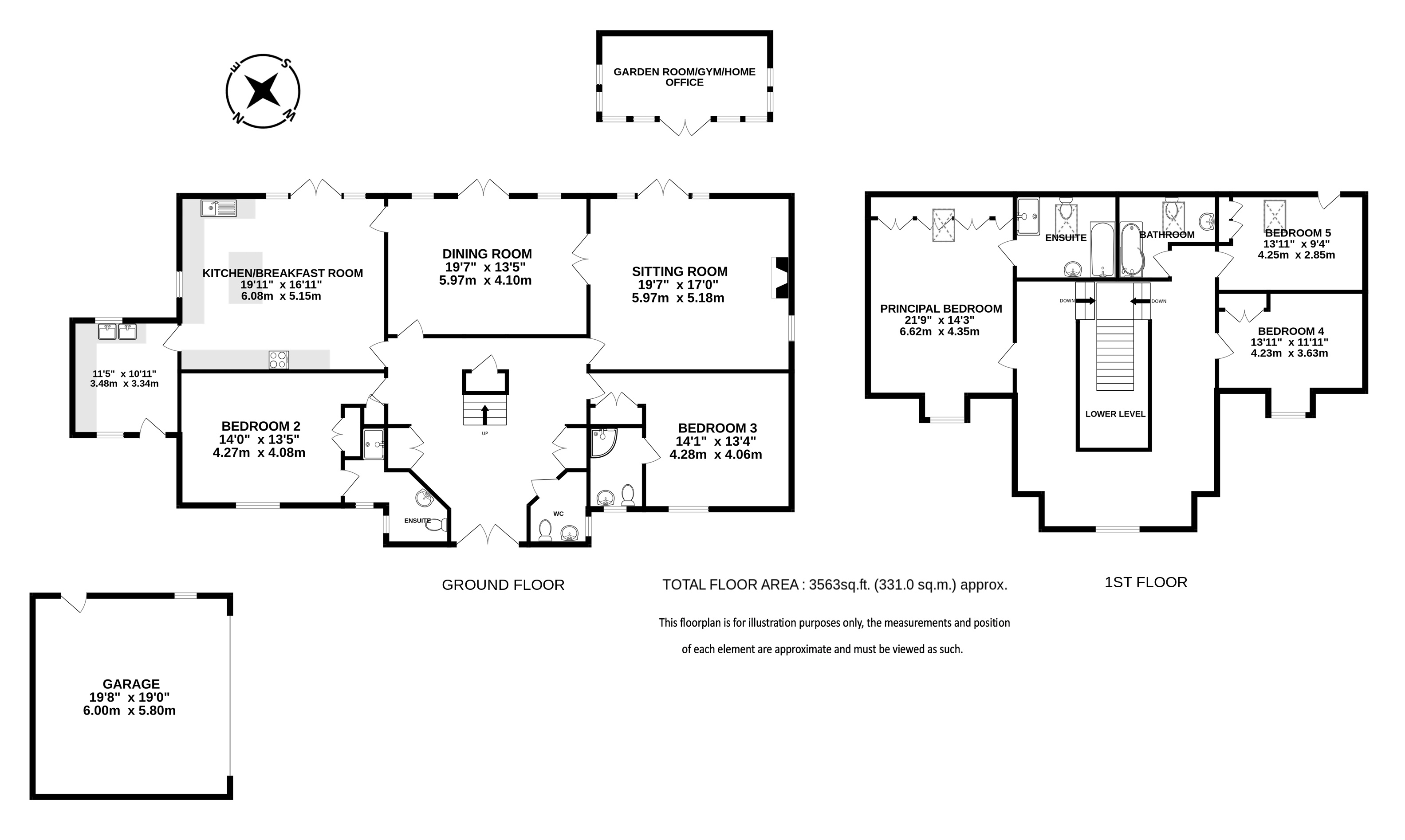 1A, Wheatfield Avenue, Hertfordshire floorplan