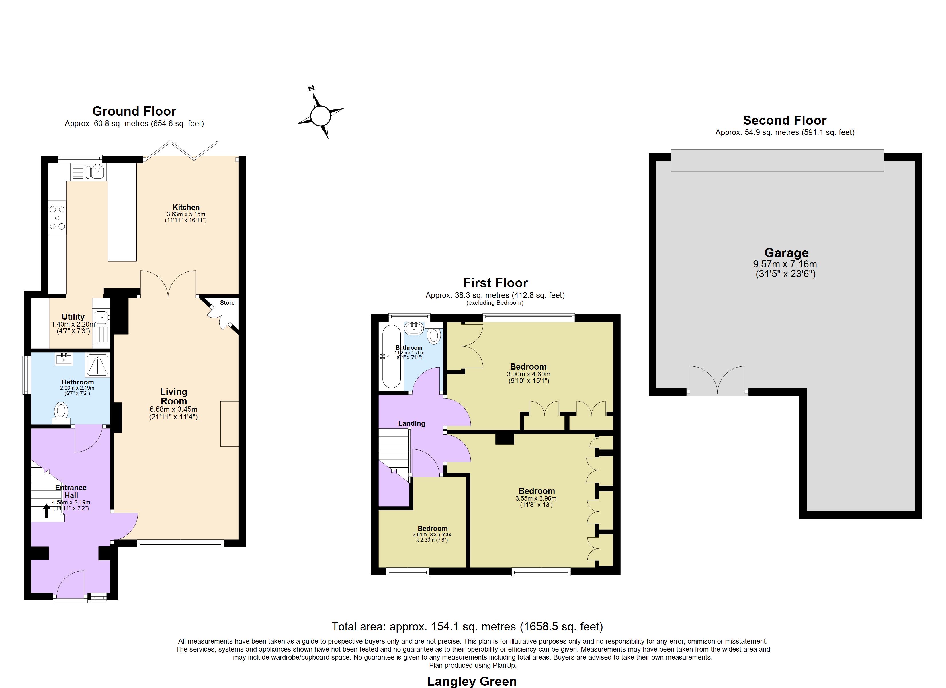 5, Langley Green, Waltham Abbey floorplan