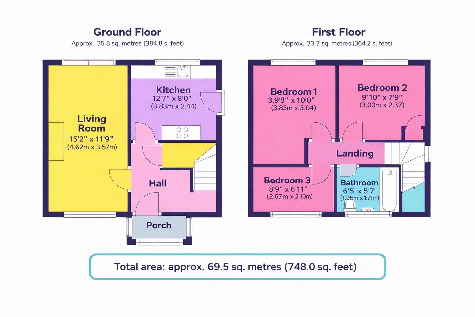 23, Hereford Road, Nottingham floorplan