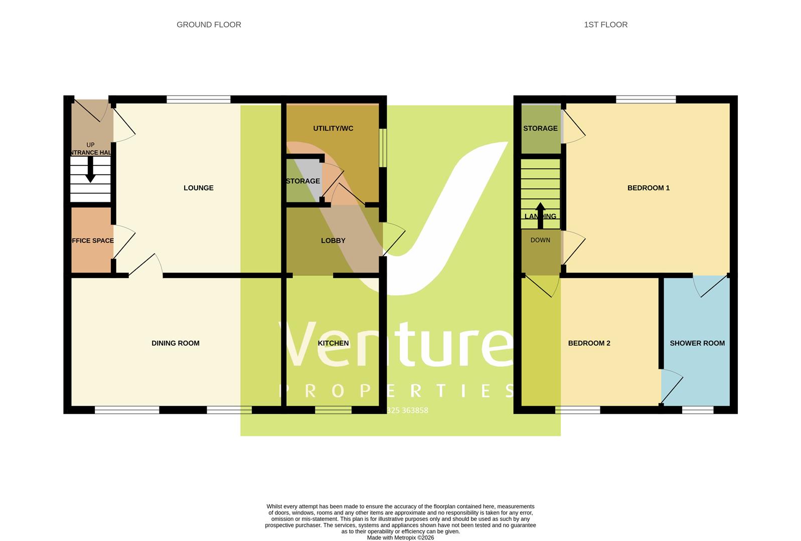 12, Rose Lane, Darlington floorplan