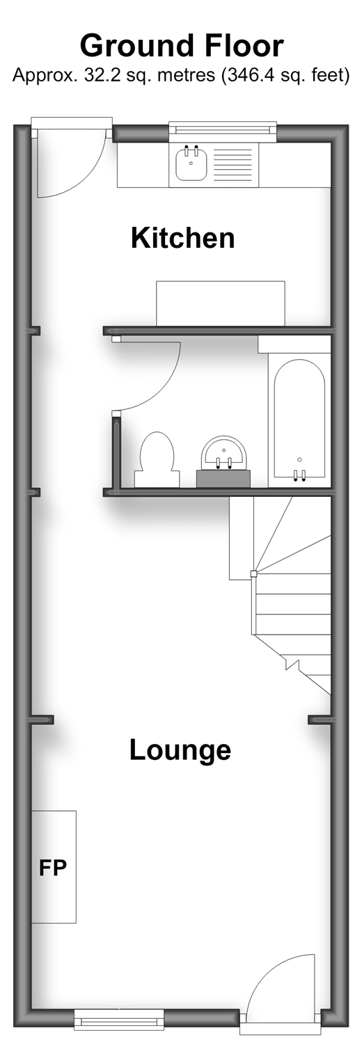 Iwade Road Newington, Sittingbourne floorplan