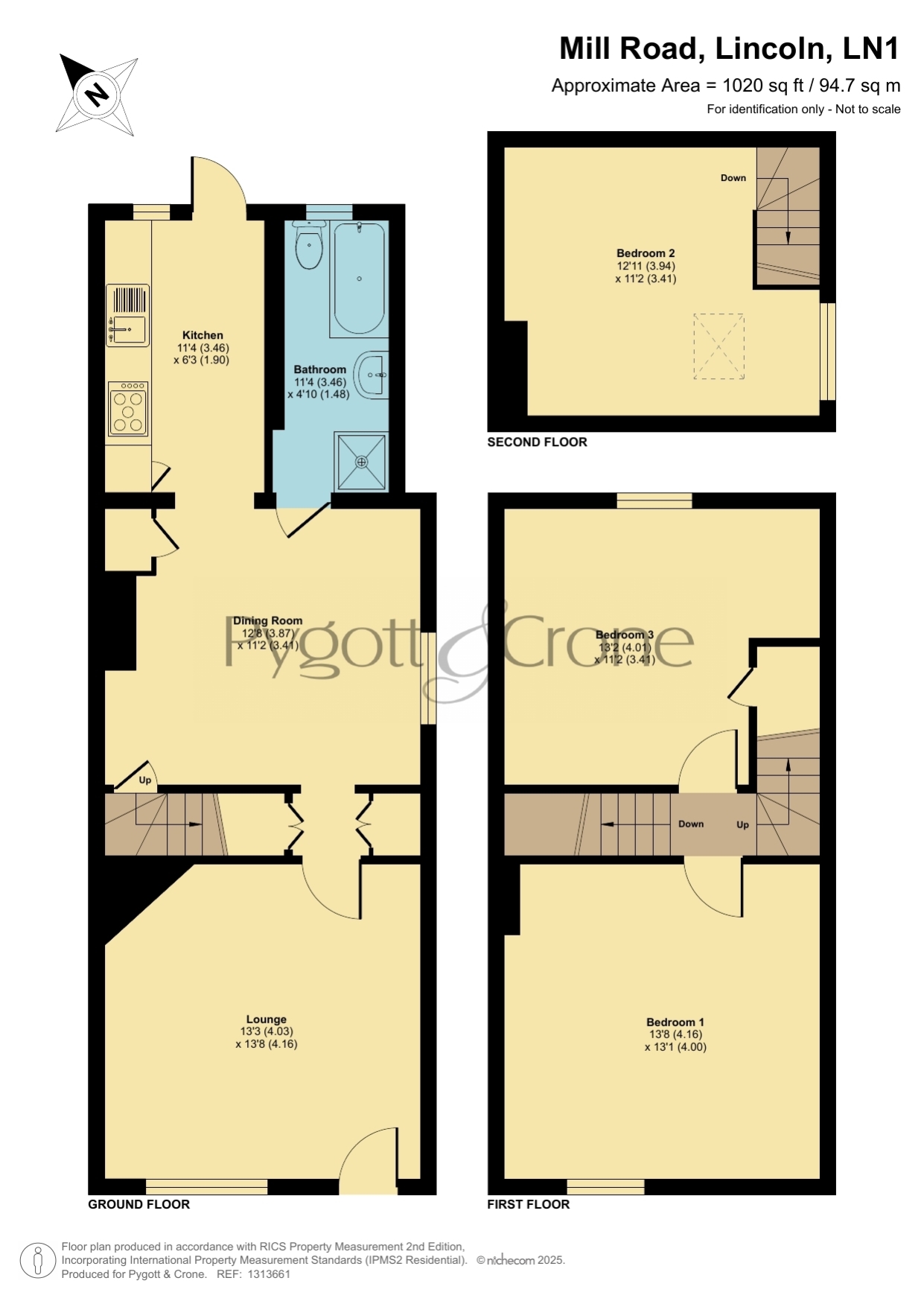 48, Mill Road, Lincoln floorplan