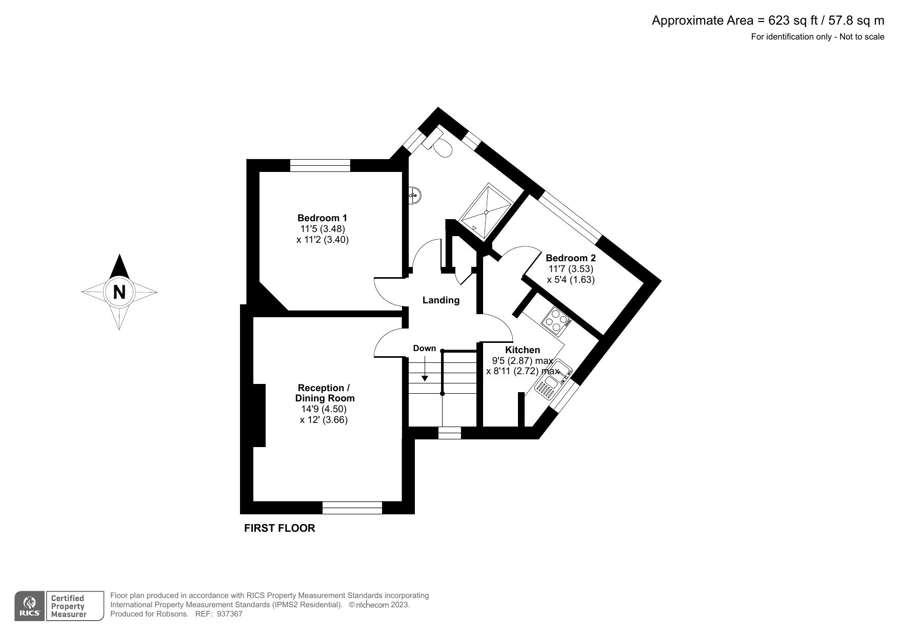 Uxbridge Road, Hatch End, Pinner HA5, 2 bedroom flat to rent 42791189