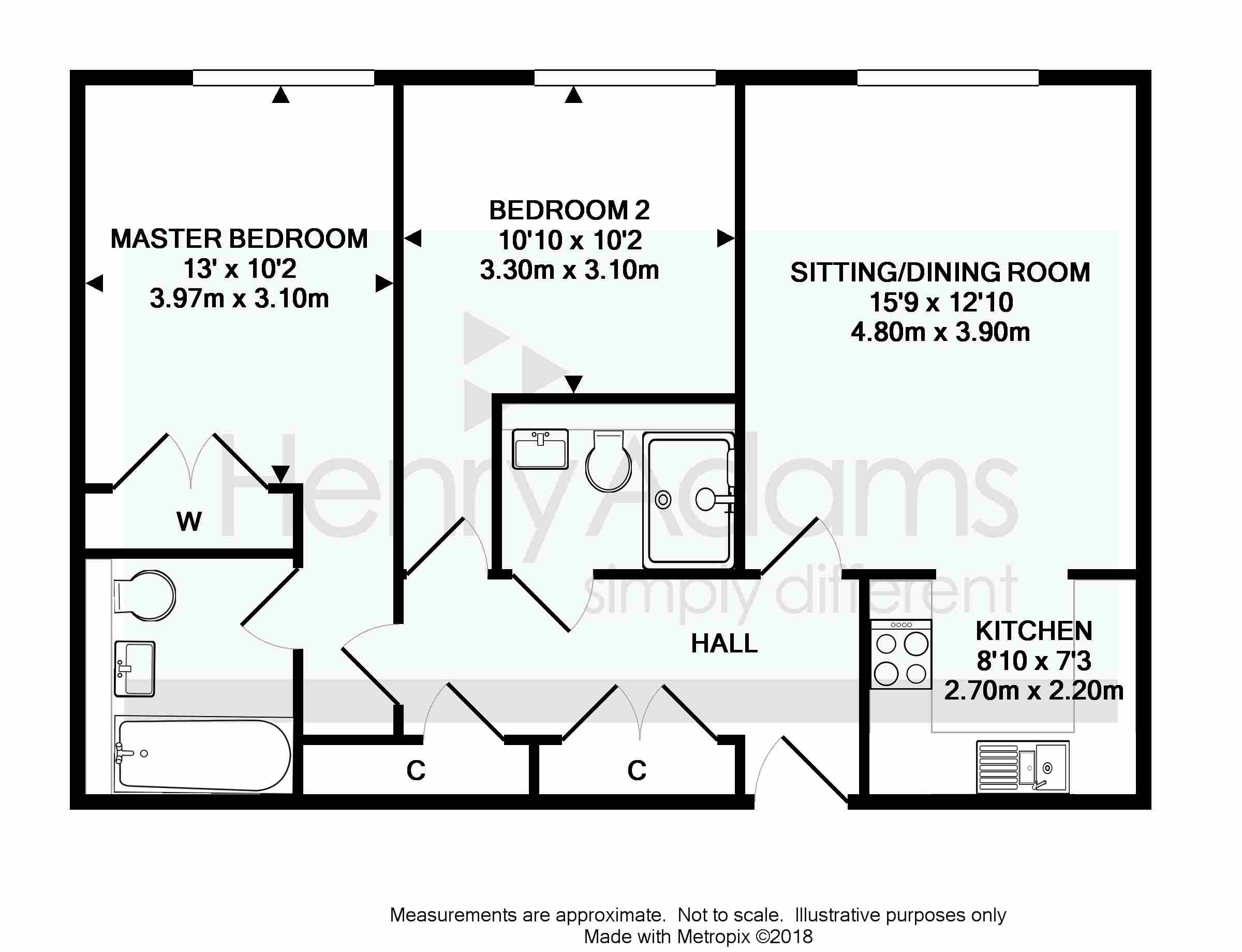 2 Bedrooms Flat for sale in Budgenor Lodge, Dodsley Lane, Easebourne, Midhurst GU29