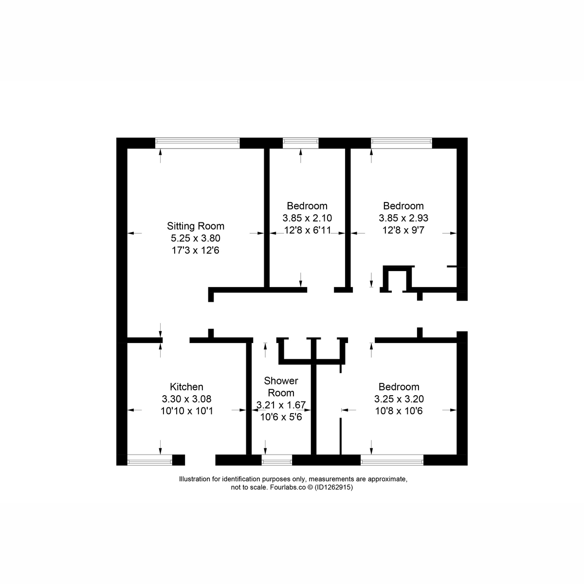 13, Allan Drive, Forres floorplan