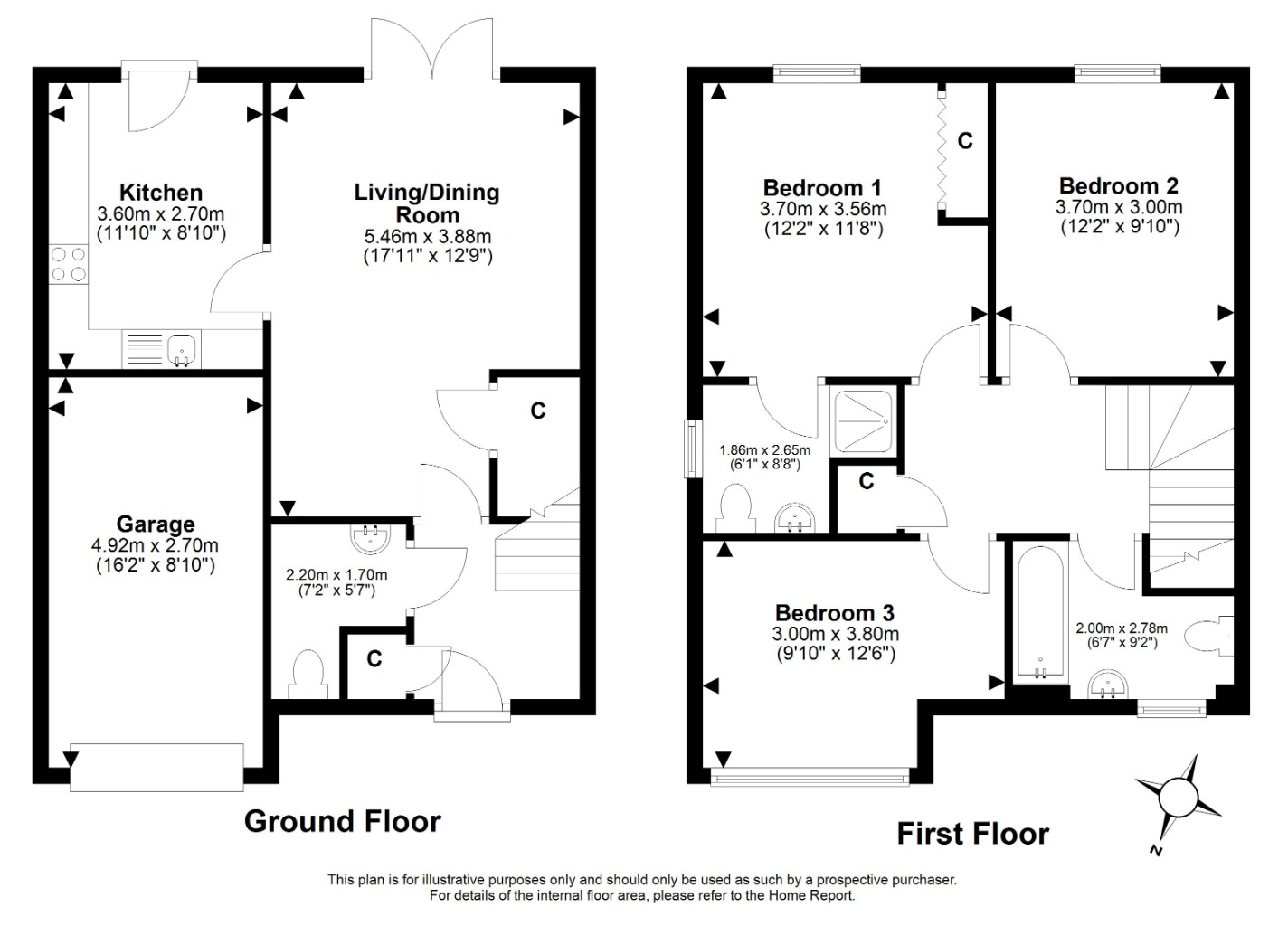 9, Mayflower Gardens, Loanhead floorplan