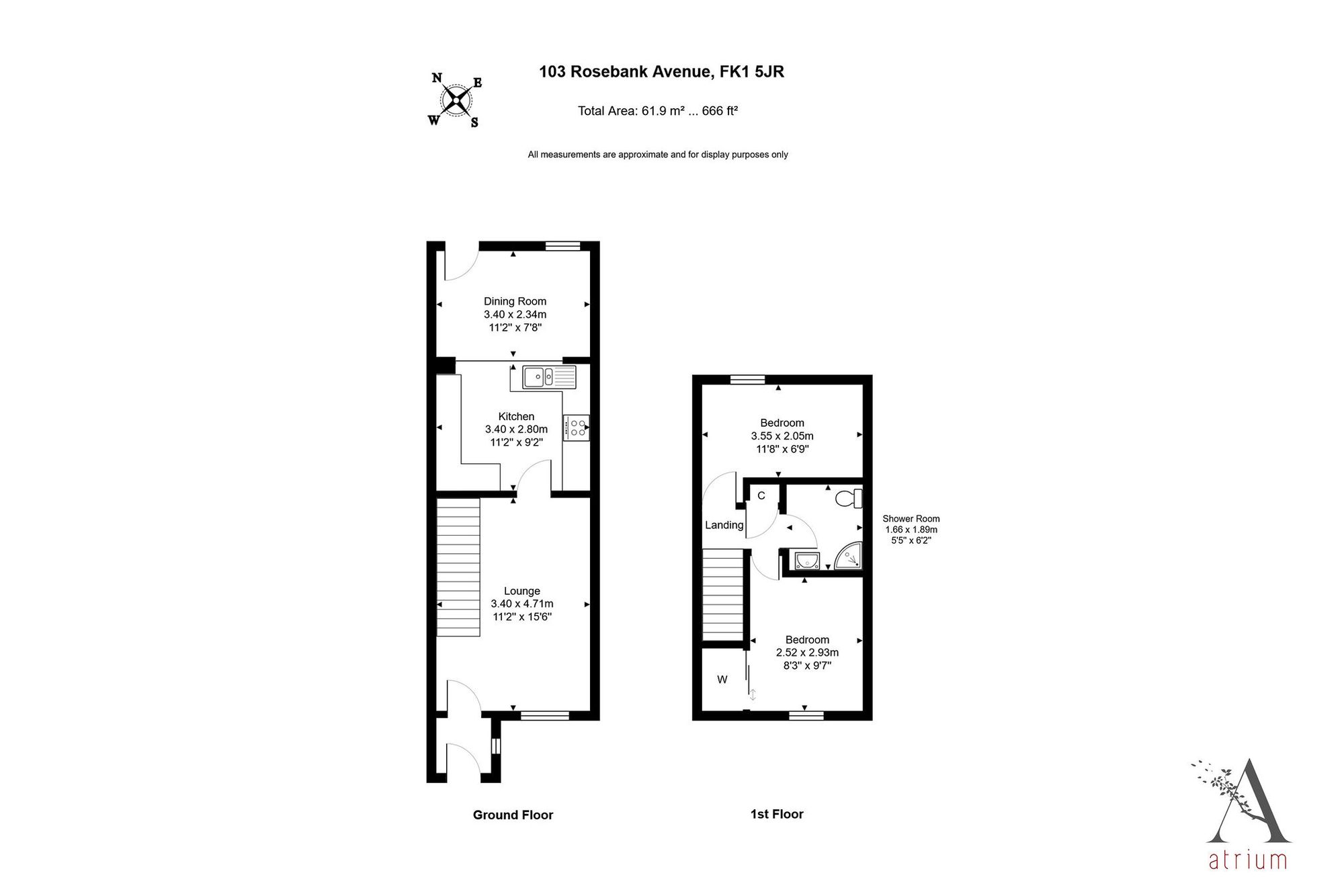103 Rosebank Avenue, Falkirk floorplan