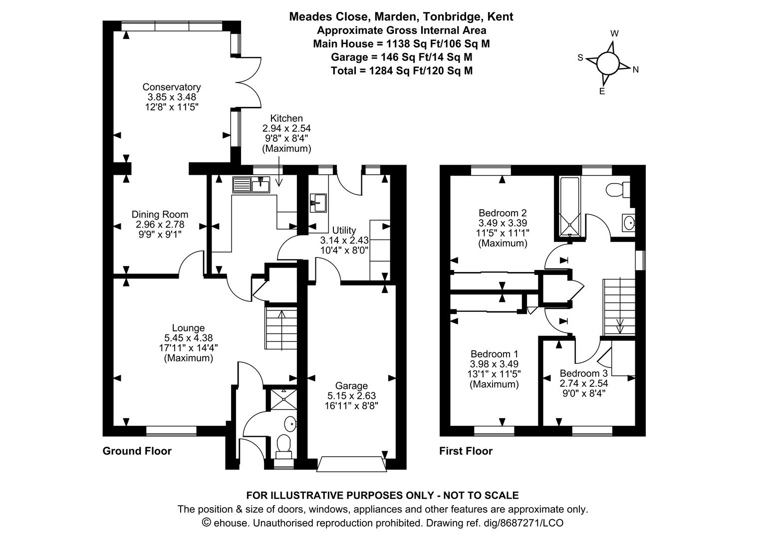 Meades Close, Tonbridge floorplan