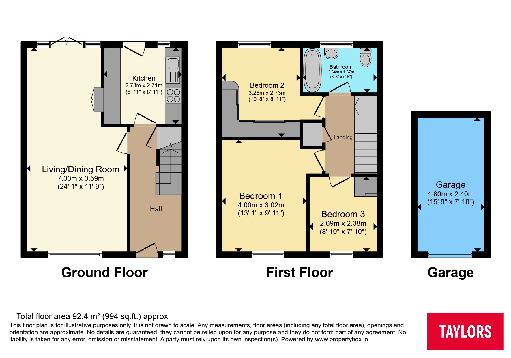 76, Curlew Road, Gloucester floorplan