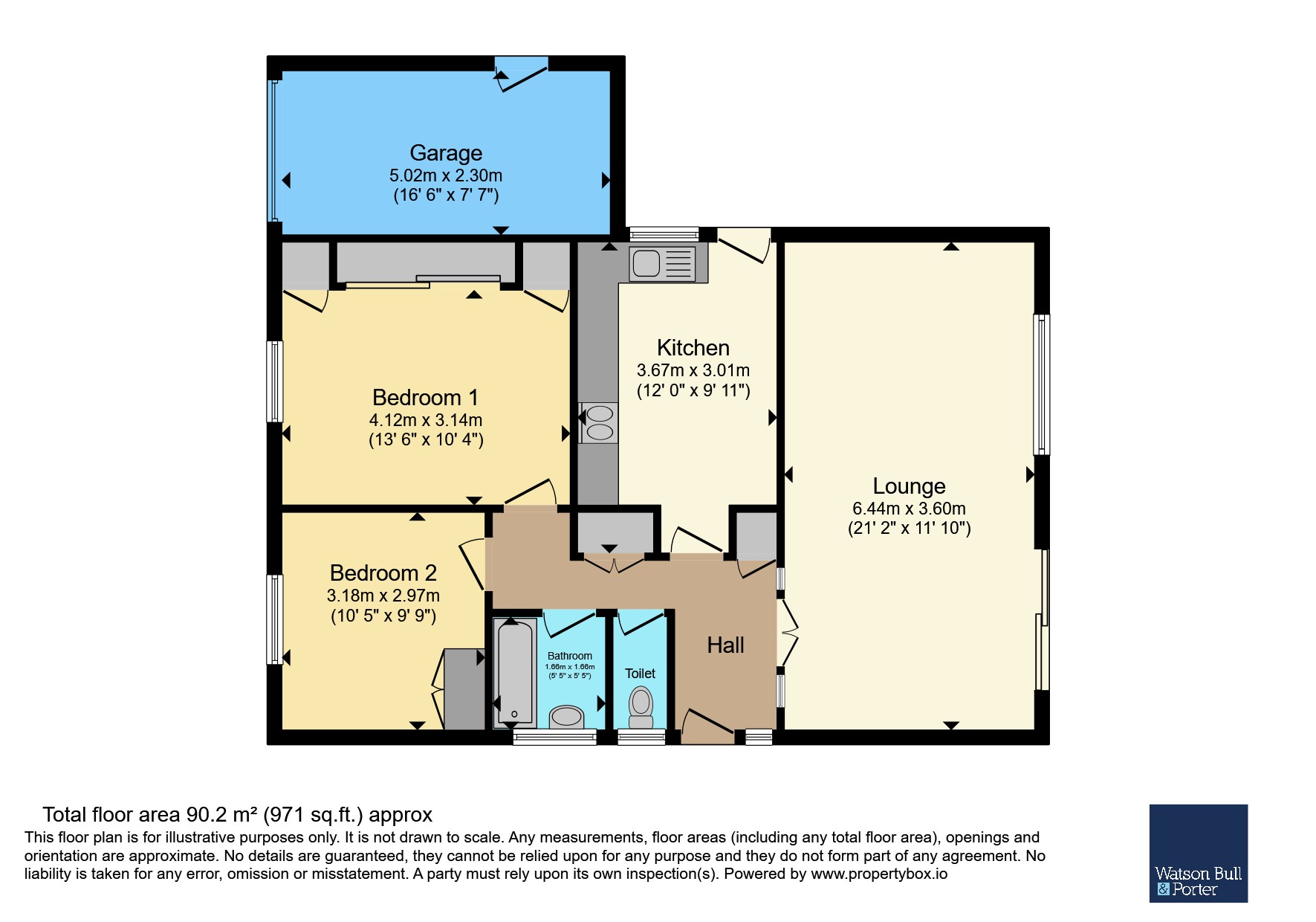 88, Stenbury View, Ventnor floorplan