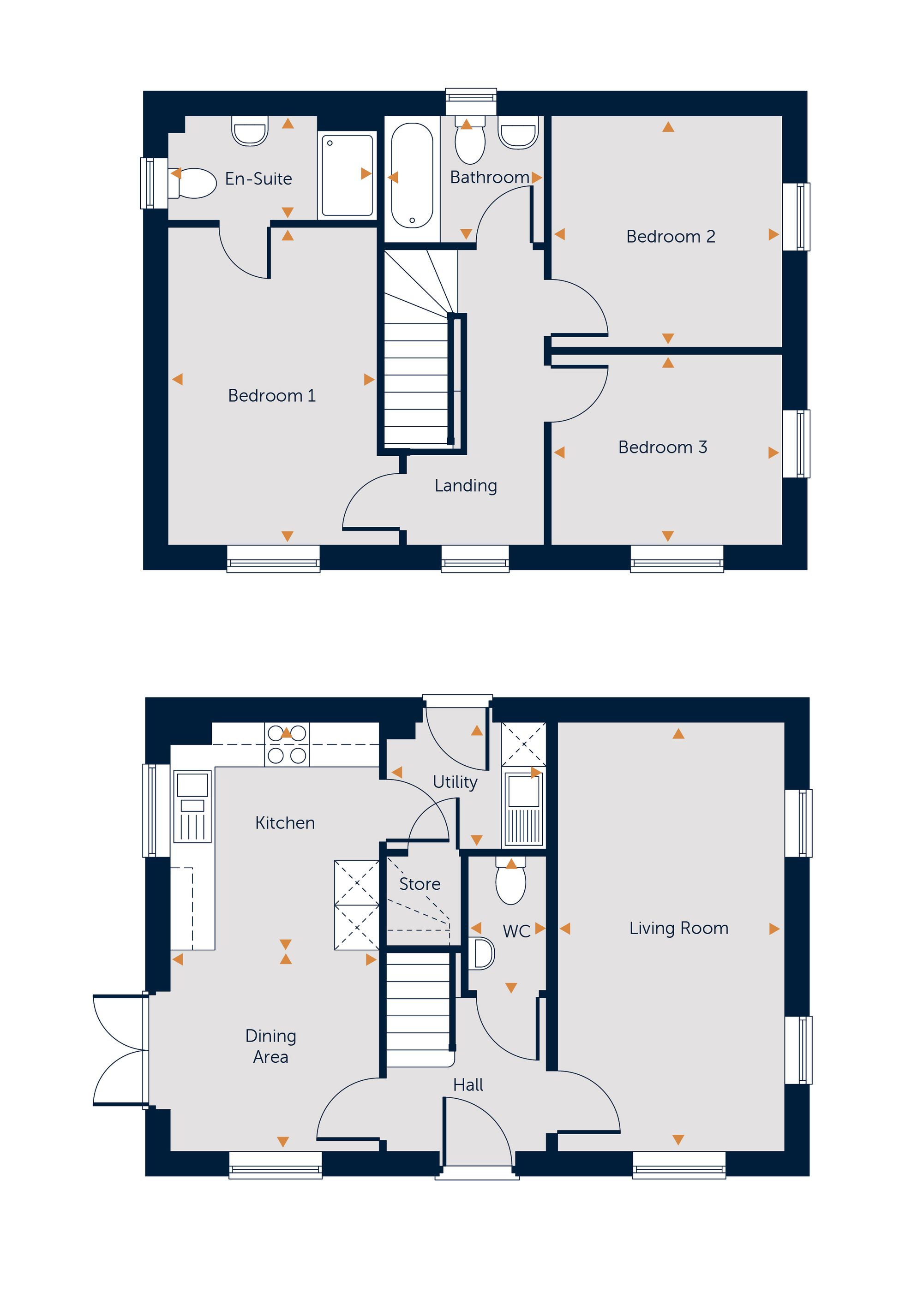 Plot 1, The Ash, Clayton Road, Staffordshire floorplan