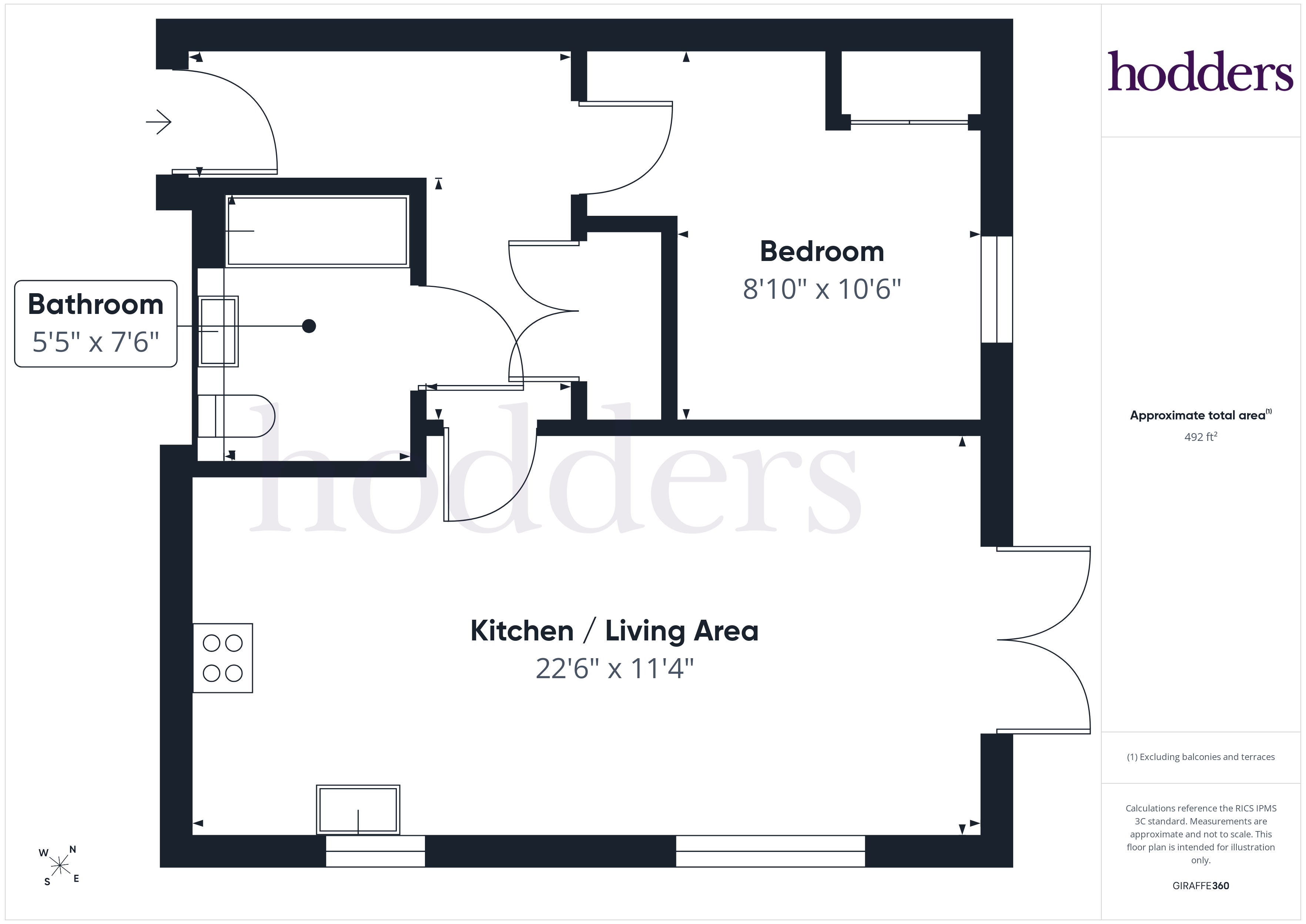 Apartment 10,,, Kilmorey Apartments, Addlestone floorplan