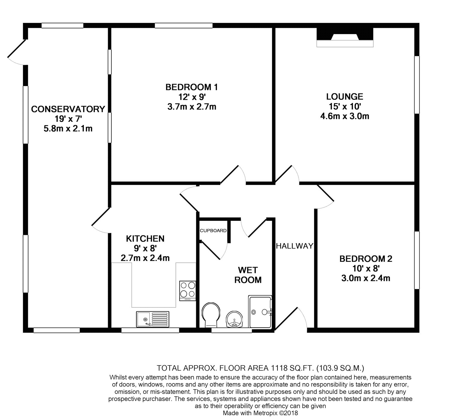 2 Bedrooms Semi-detached bungalow for sale in Boleyn Way, Jaywick, Clacton-On-Sea CO15