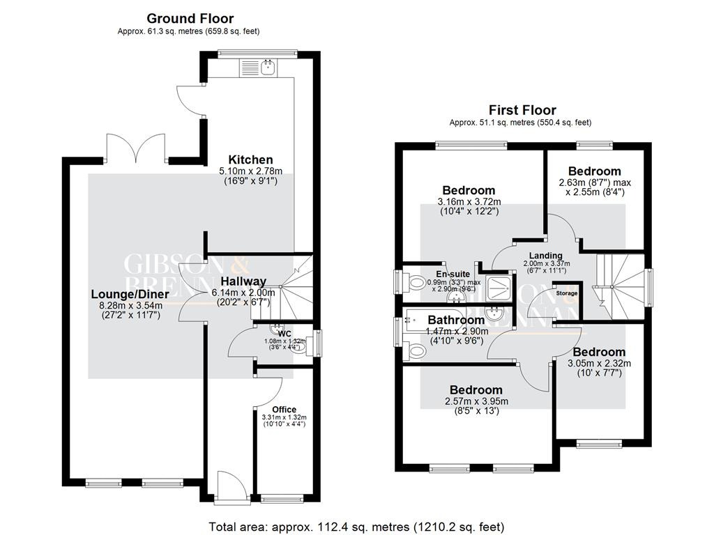 34 Nottingham Way, Langdon Hills, Essex floorplan