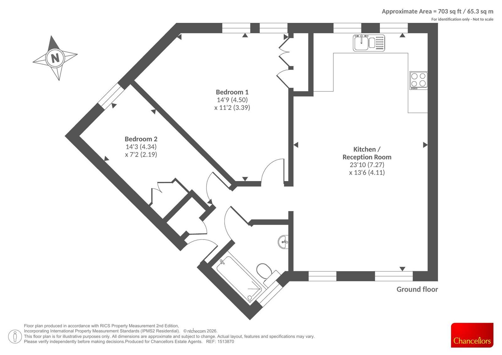 19, The Meux, Swindon floorplan