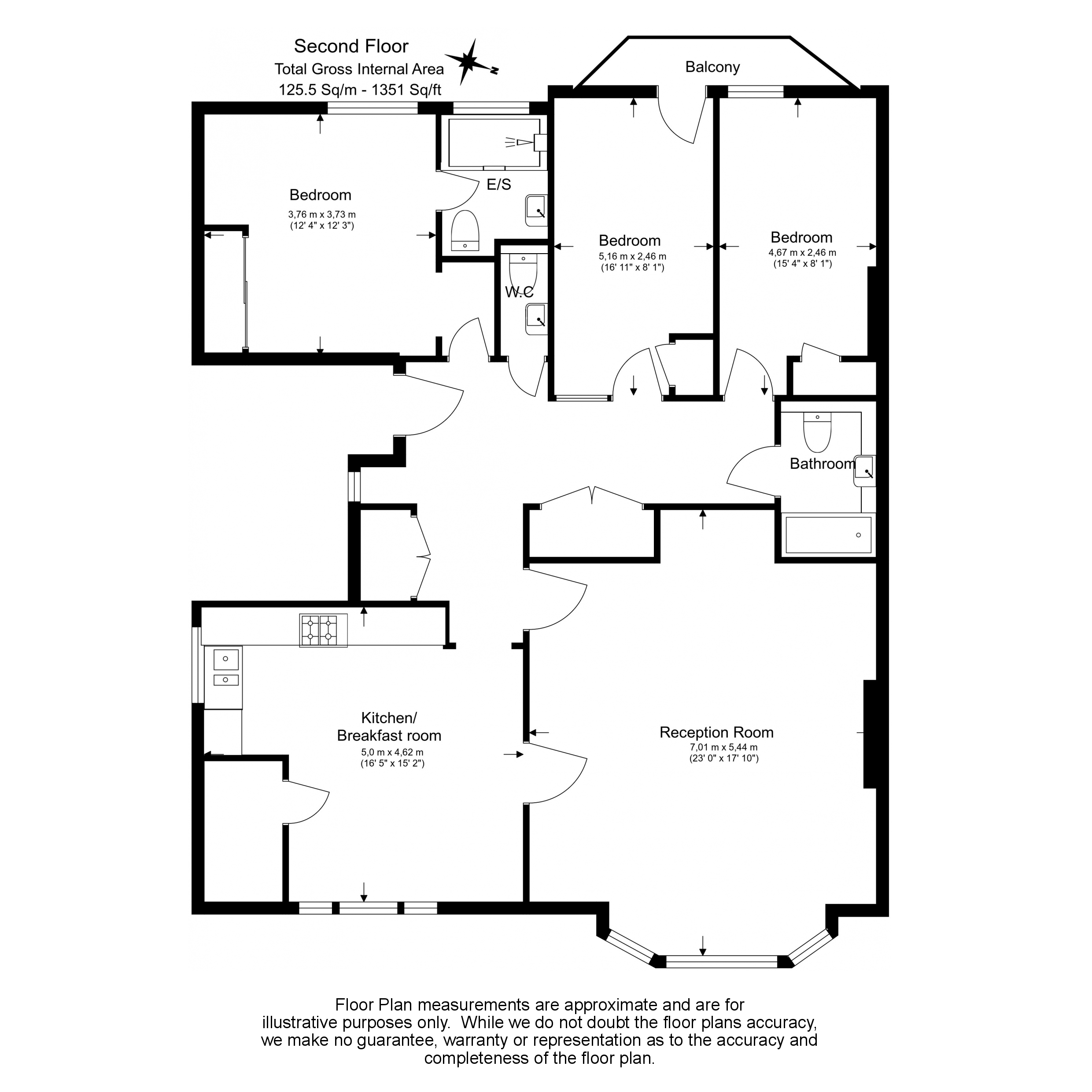 Chesterford Gardens, London floorplan