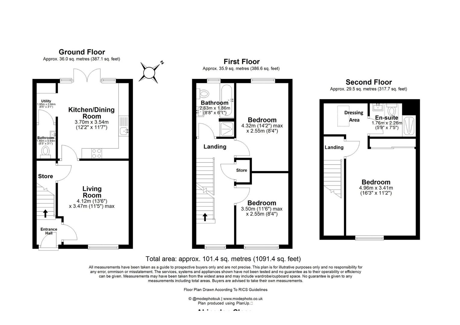 18, Abingdon Close, Basildon floorplan