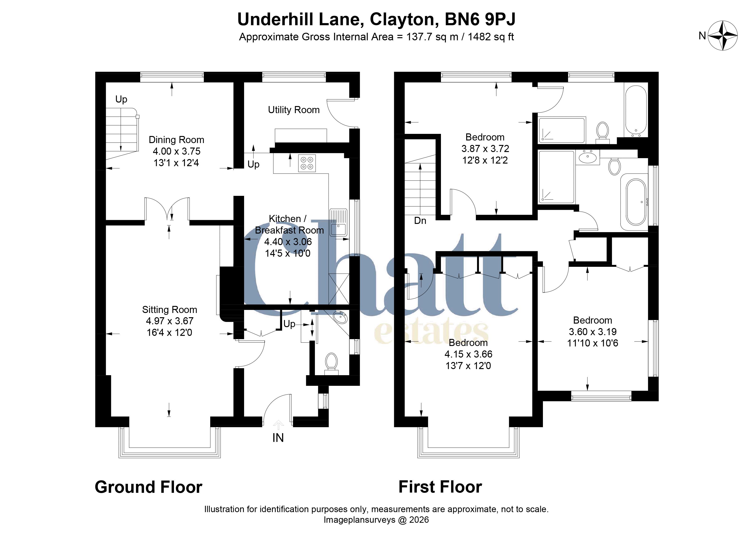 Fosters, Underhill Lane, Hassocks floorplan