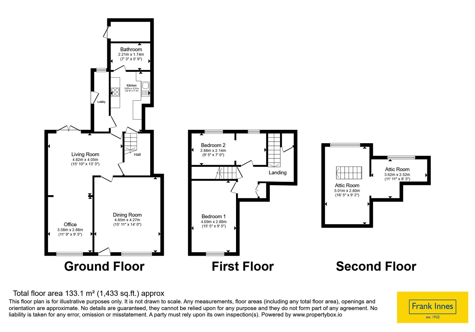 106, Town Street, Nottingham floorplan