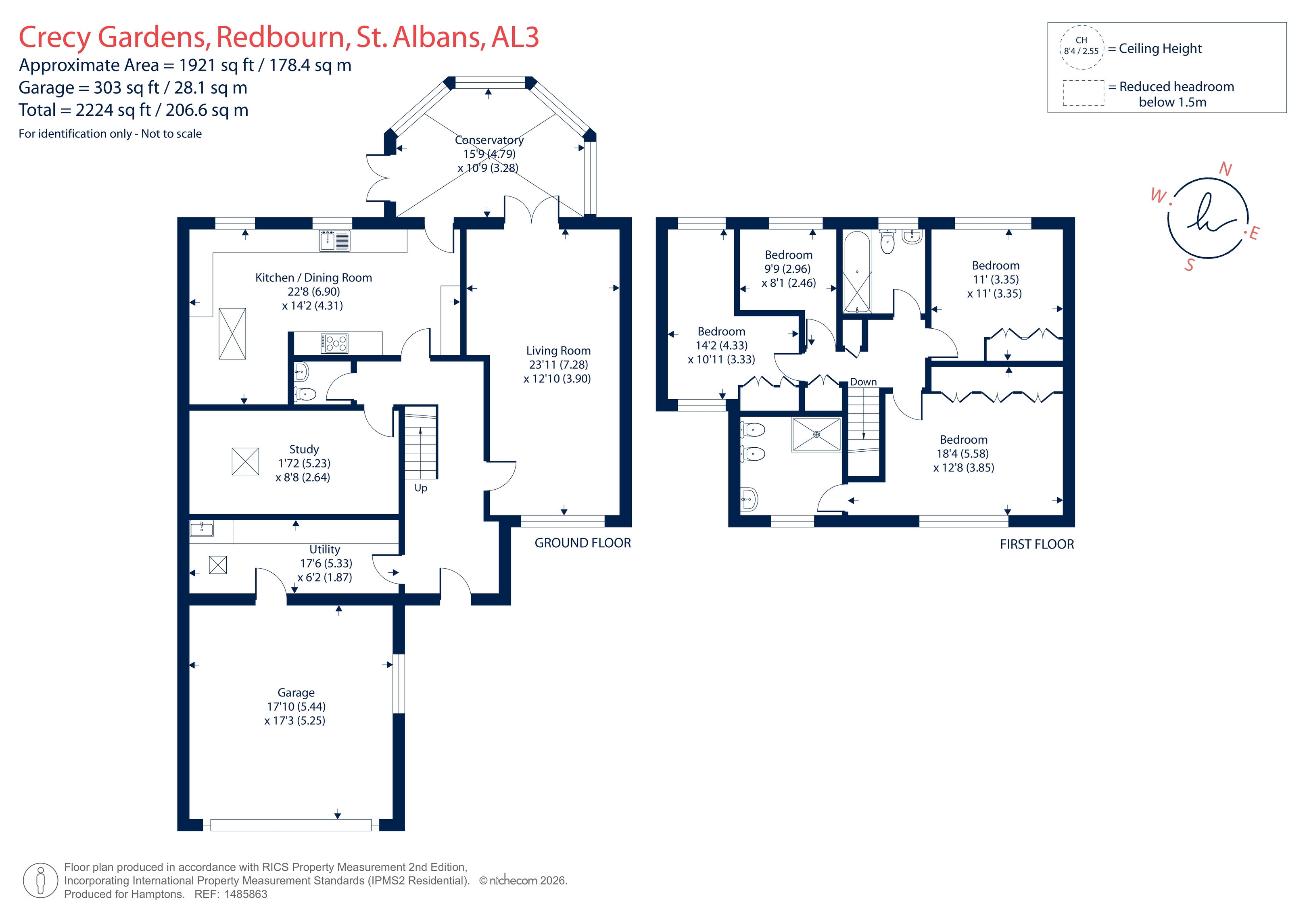 20, Crecy Gardens, Redbourn floorplan